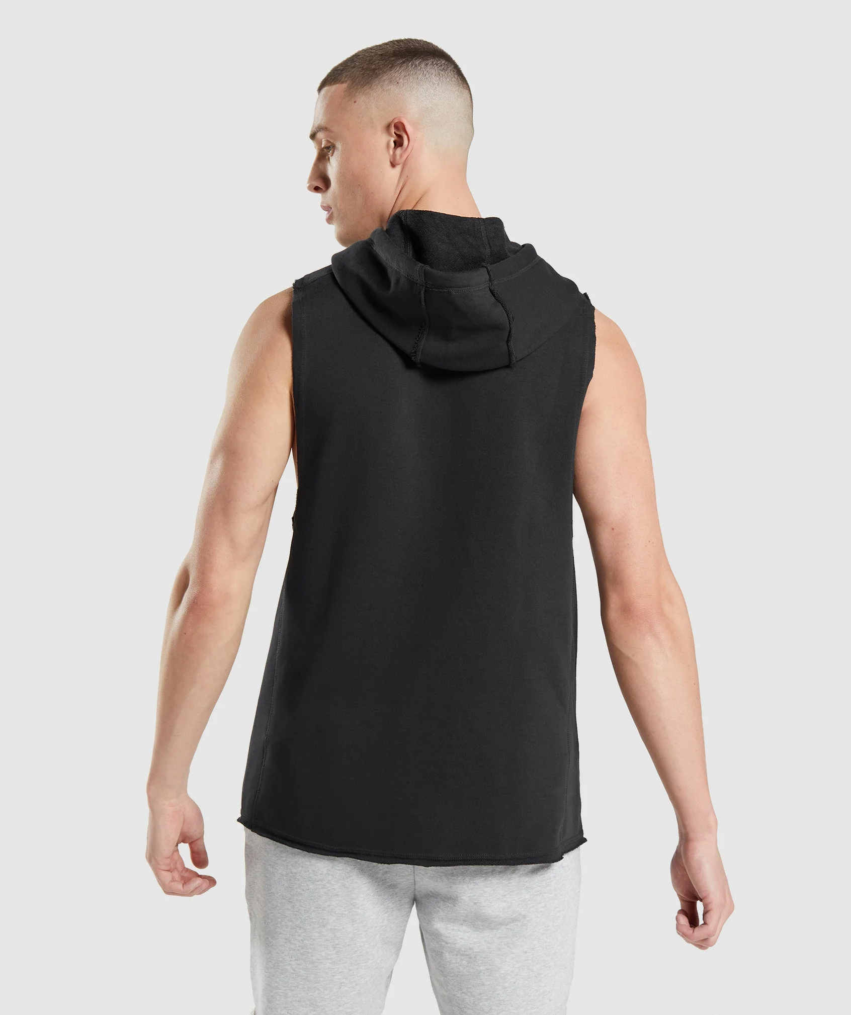 Gymshark Legacy Drop Arm Hoodie - Black - Image 2