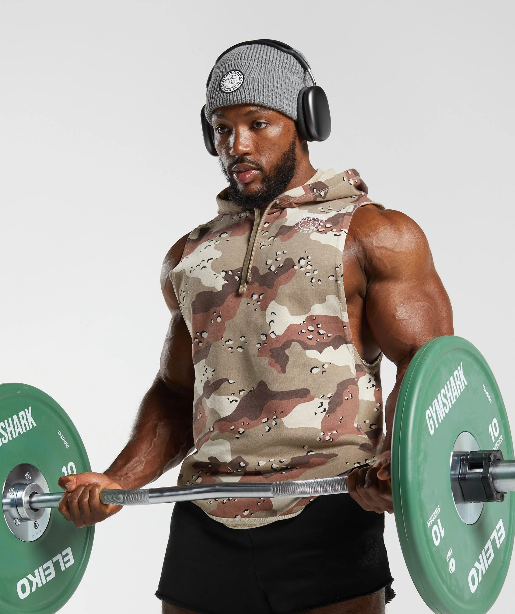 Gymshark Legacy Drop Arm Hoodie - Cement Brown - Image 6