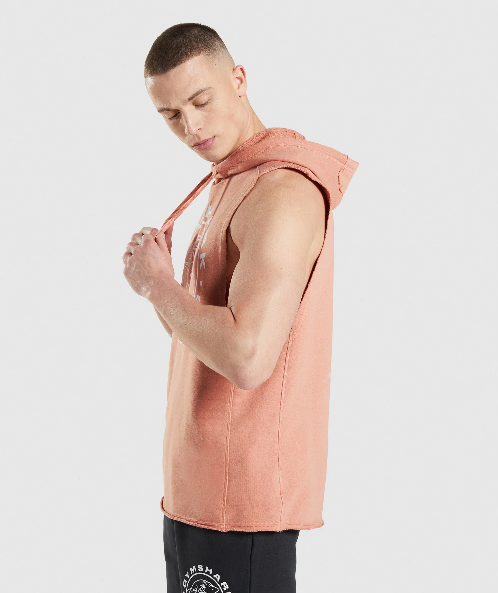 Gymshark Legacy Drop Arm Hoodie - Nevada Pink - Image 3