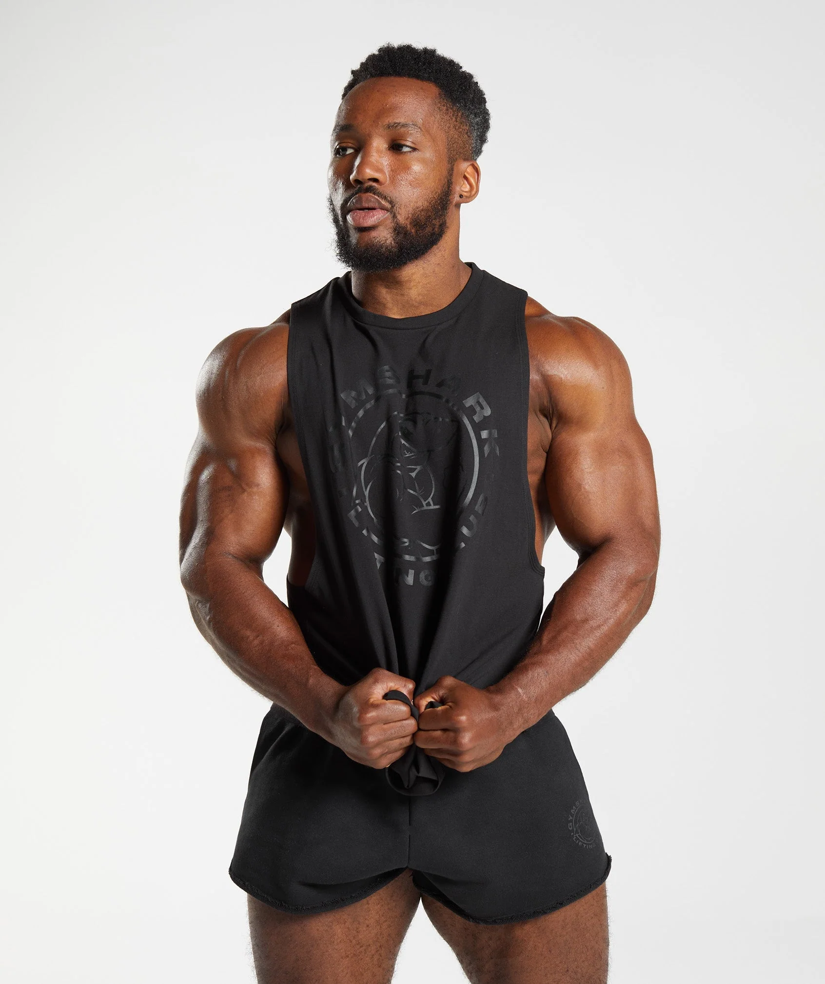 Gymshark Legacy Drop Arm Tank - Black