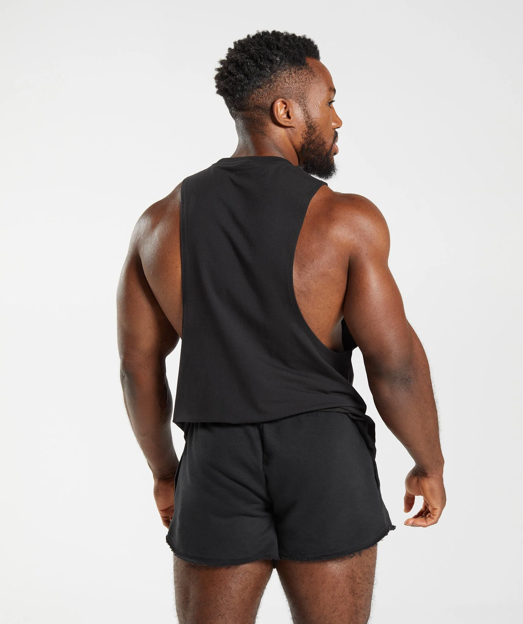 Gymshark Legacy Drop Arm Tank - Black - Image 3
