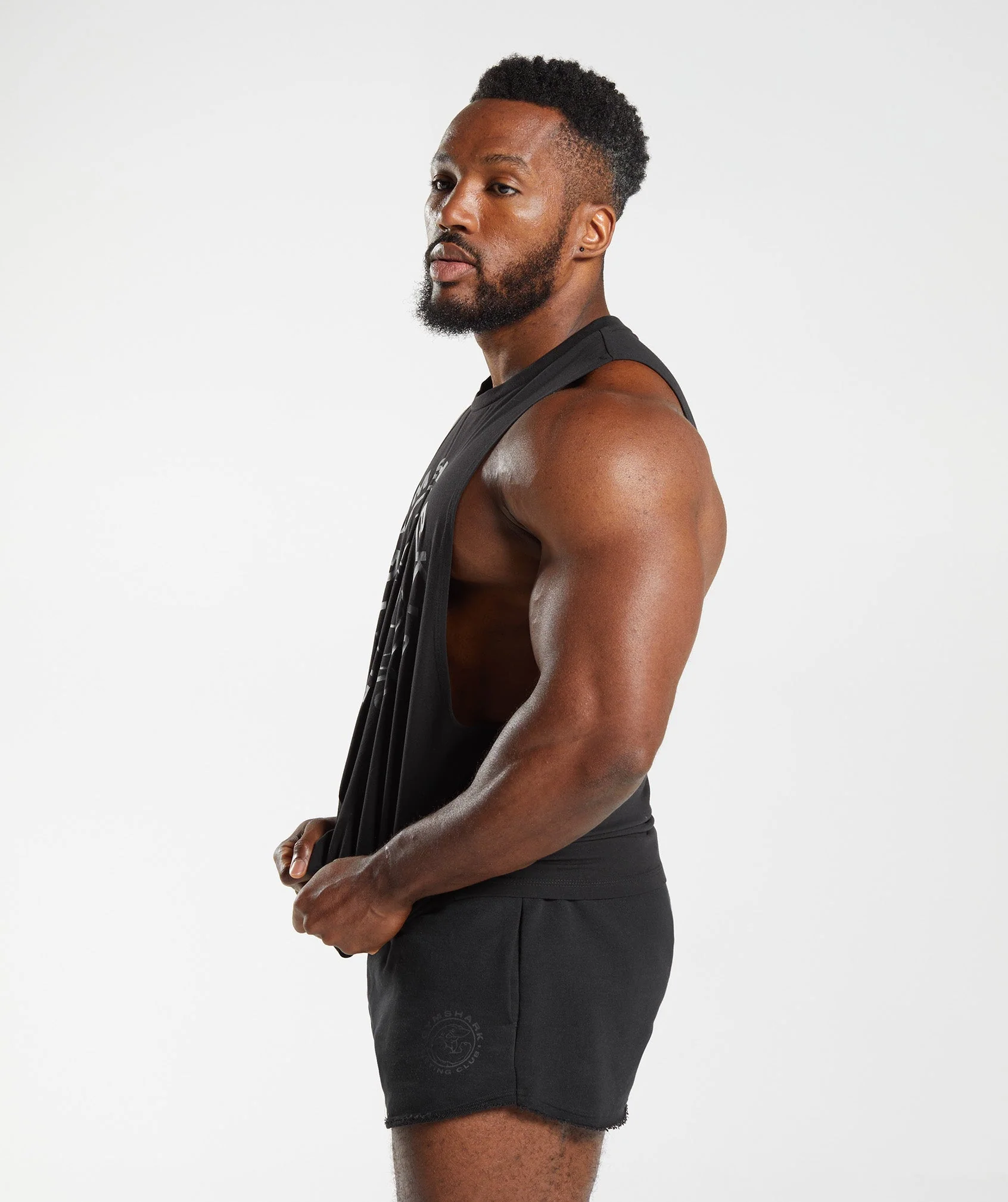 Gymshark Legacy Drop Arm Tank - Black - Image 5