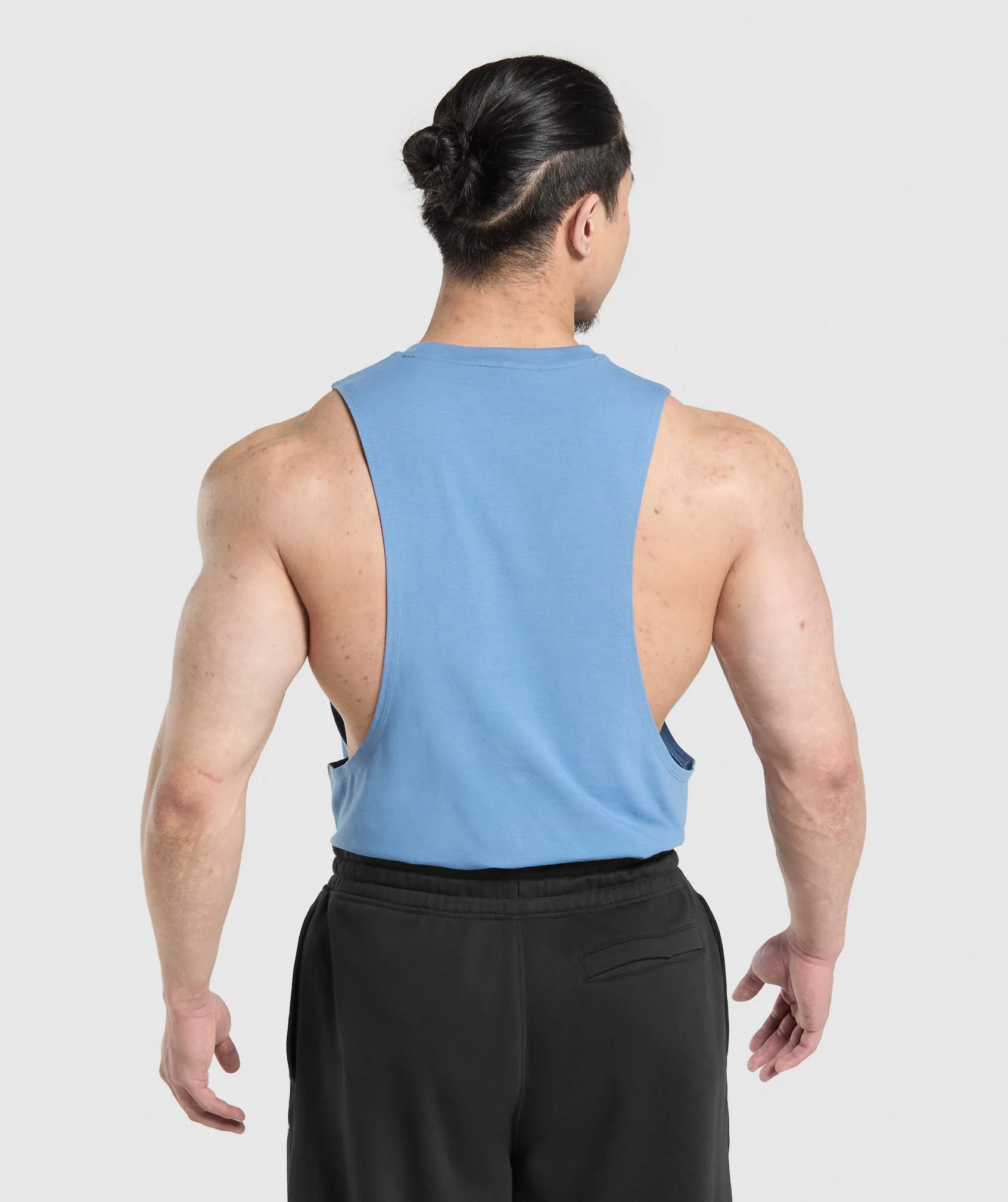 Gymshark Legacy Drop Arm Tank - Classic Blue - Image 2