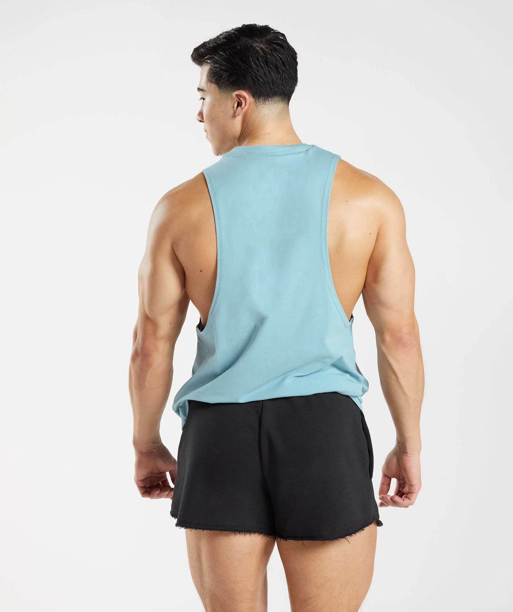 Gymshark Legacy Drop Arm Tank - Iceberg Blue - Image 2