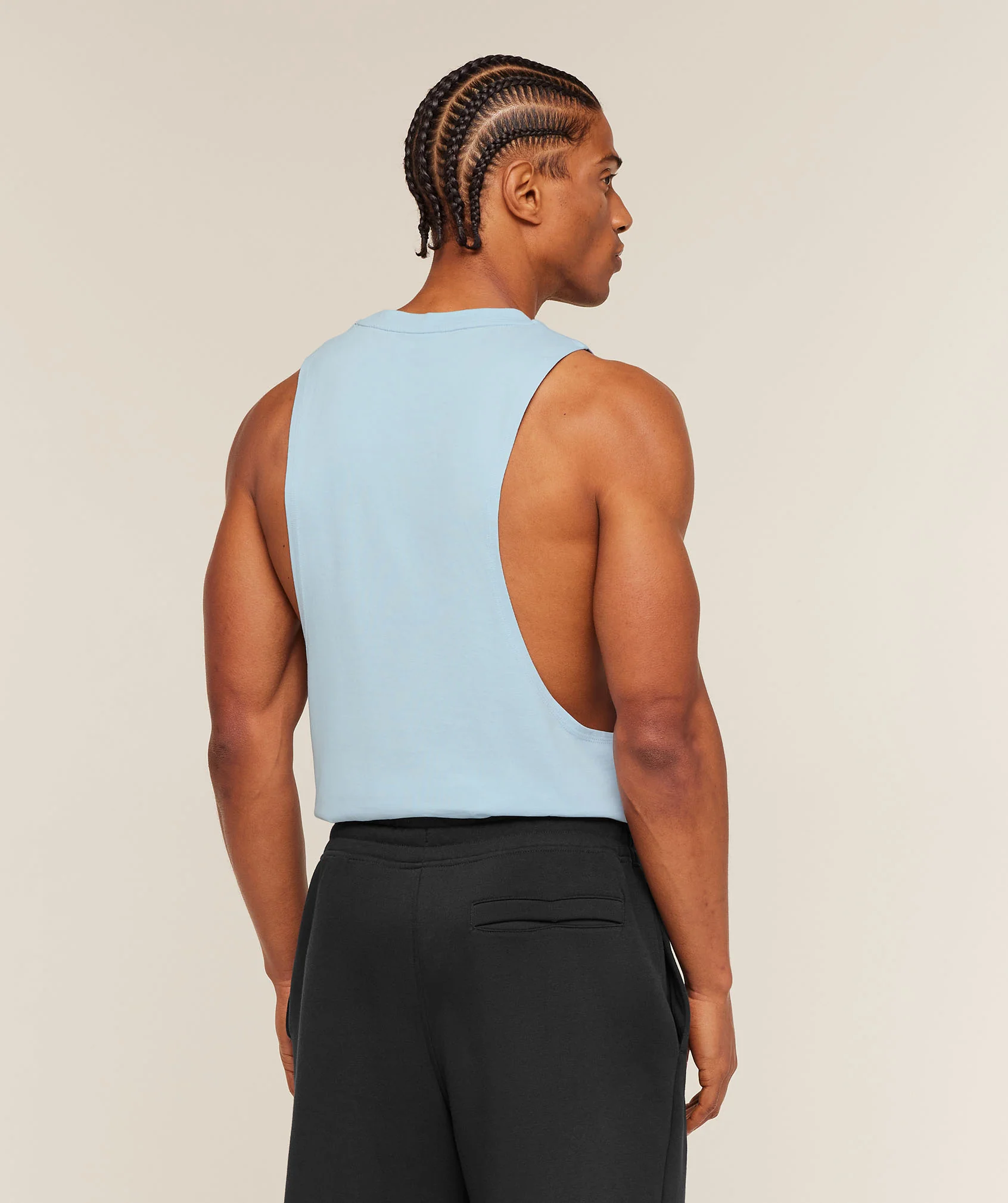 Gymshark Legacy Drop Arm Tank - Chilled Blue - Image 2