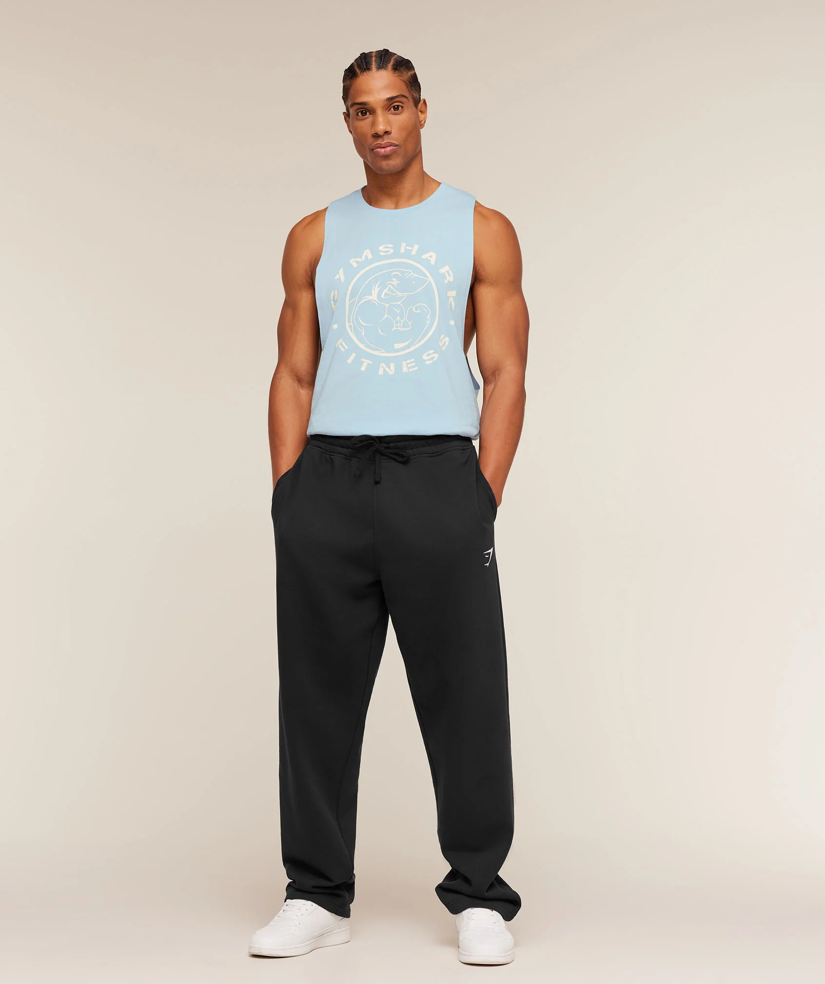 Gymshark Legacy Drop Arm Tank - Chilled Blue - Image 5