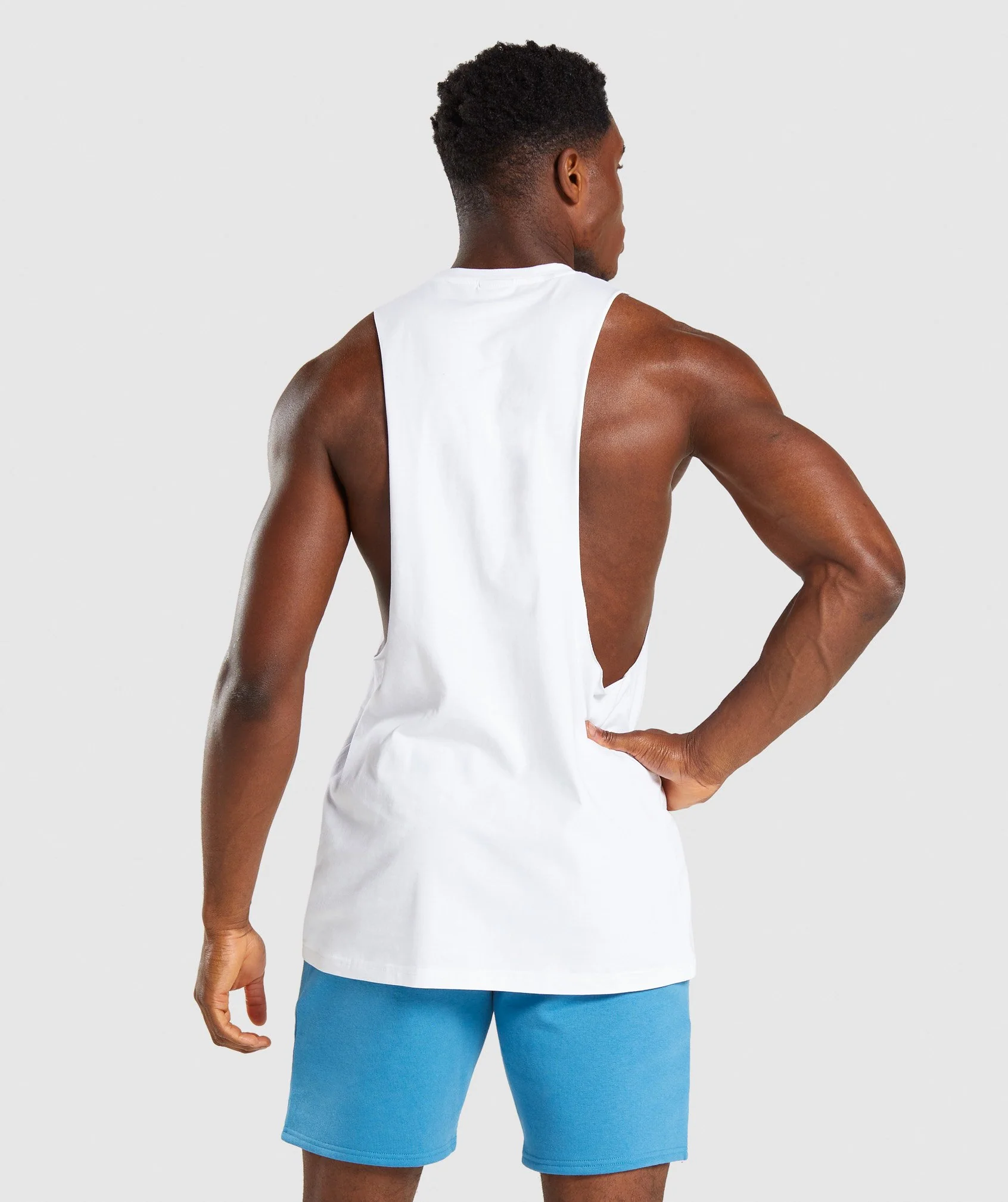 Gymshark Legacy Drop Arm Tank - White - Image 2