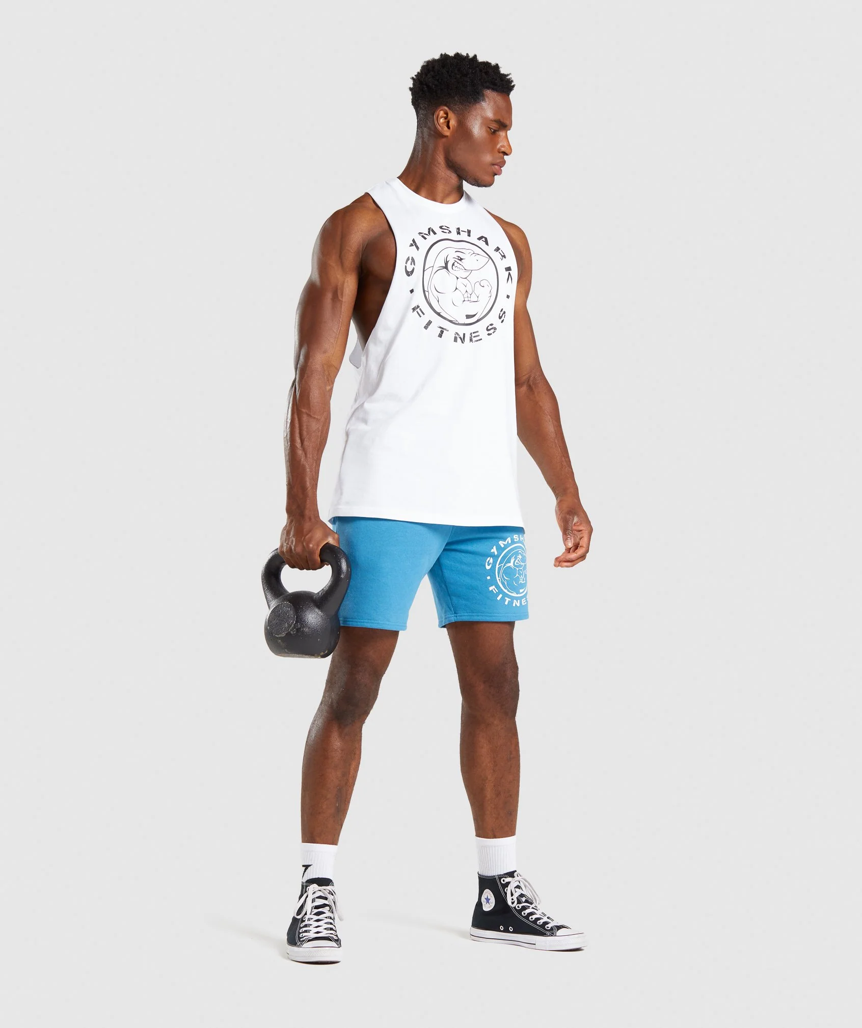 Gymshark Legacy Drop Arm Tank - White - Image 4