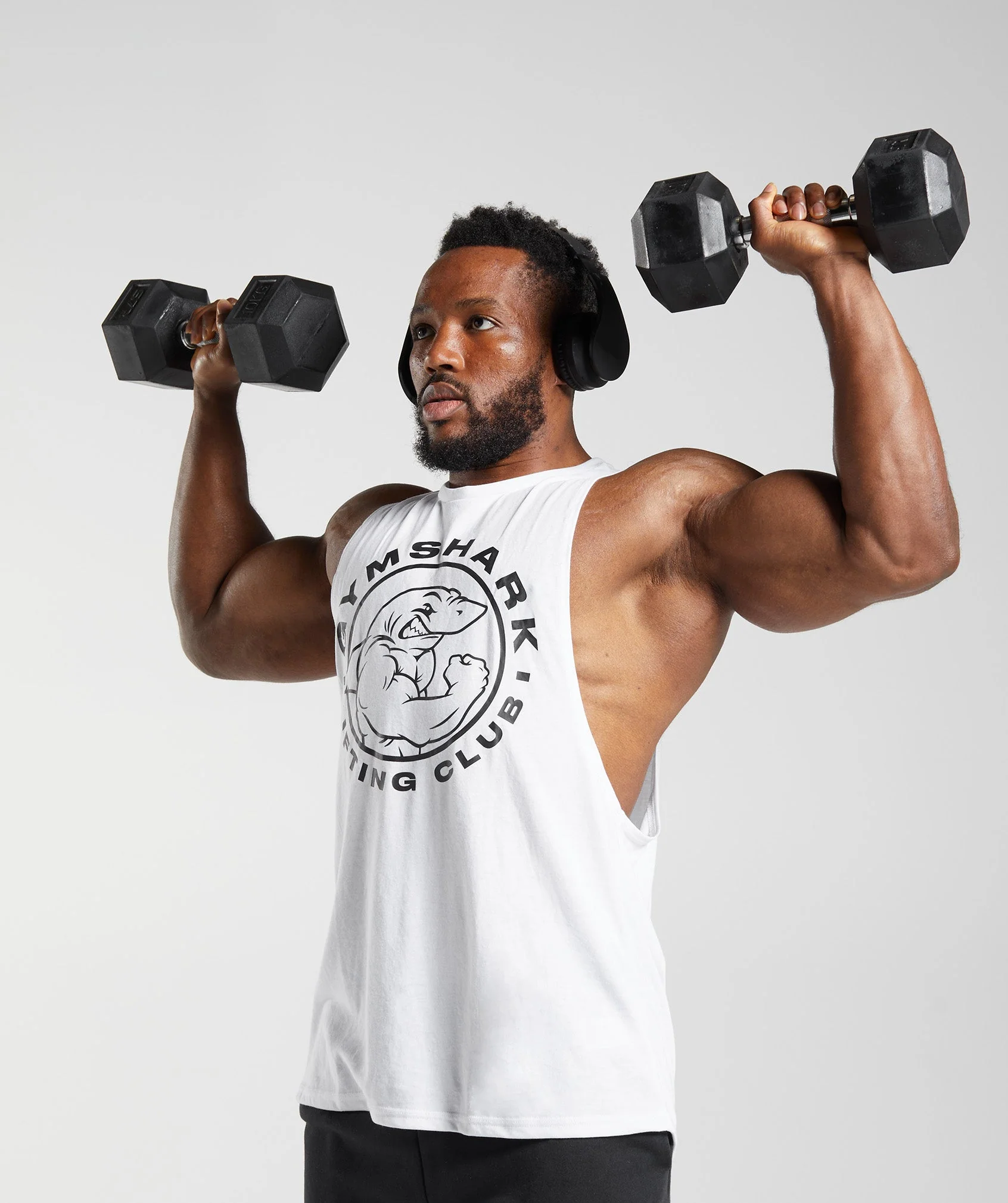 Gymshark Legacy Drop Arm Tank - White - Image 3