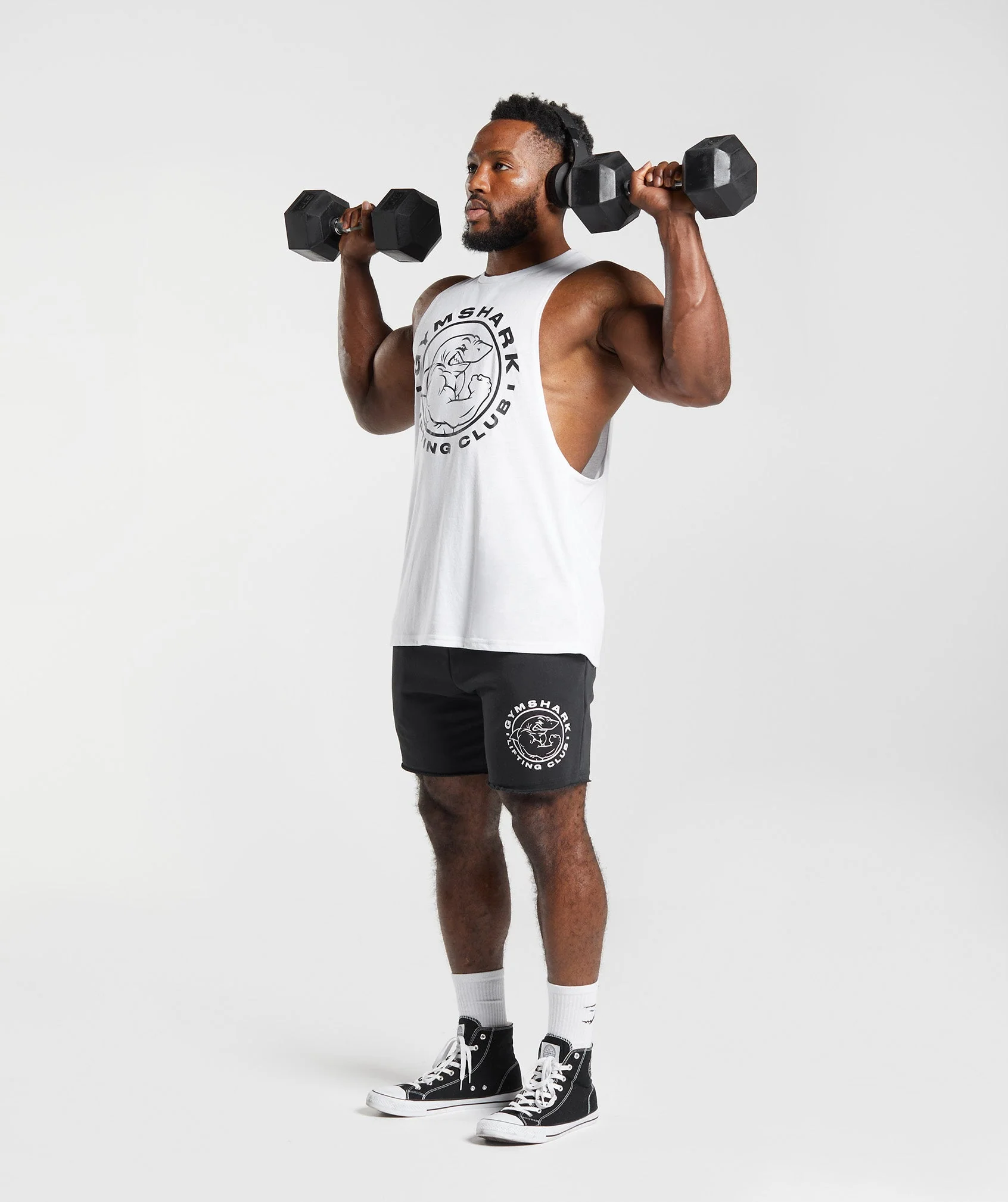 Gymshark Legacy Drop Arm Tank - White - Image 4