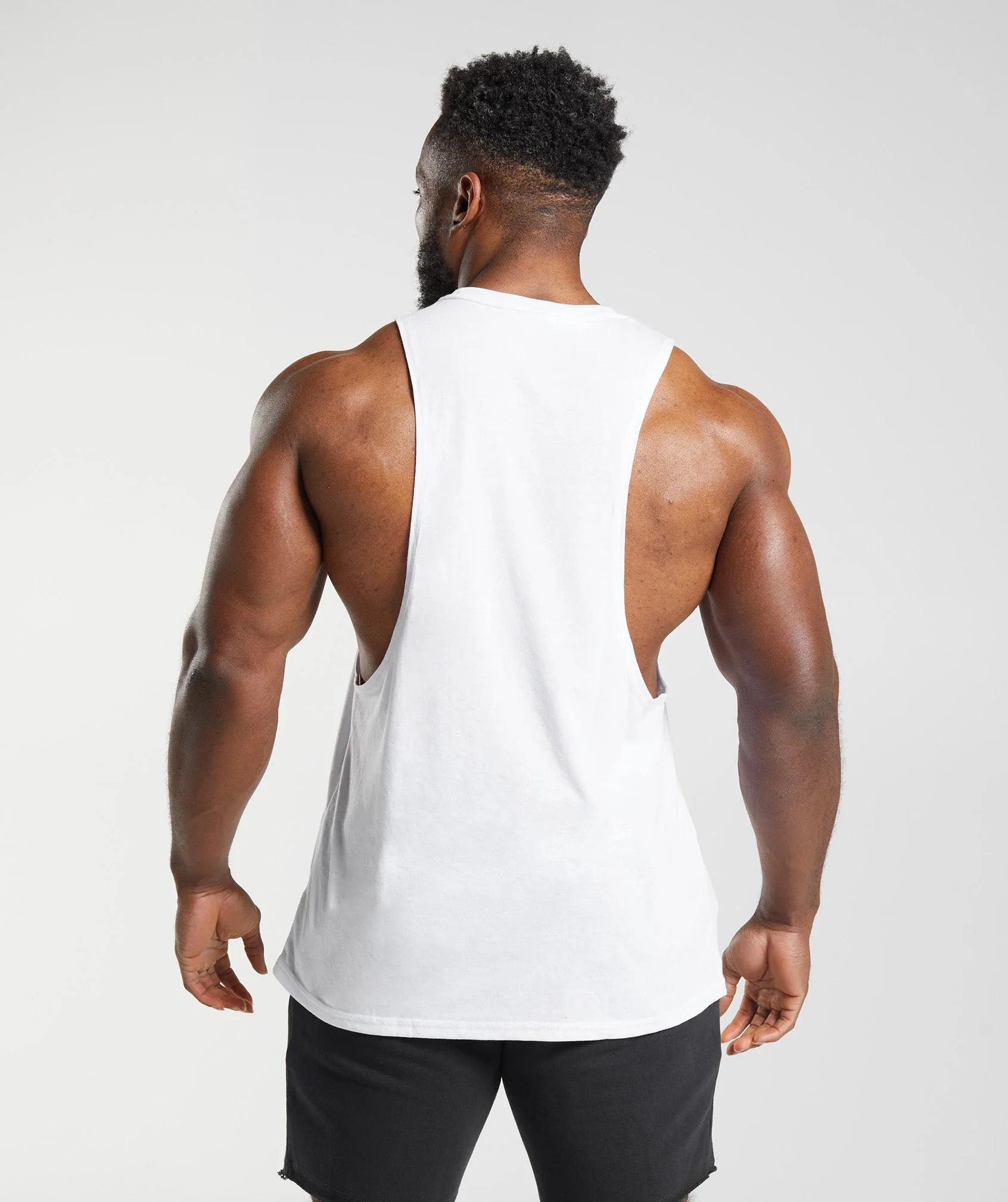 Gymshark Legacy Drop Arm Tank - White - Image 5