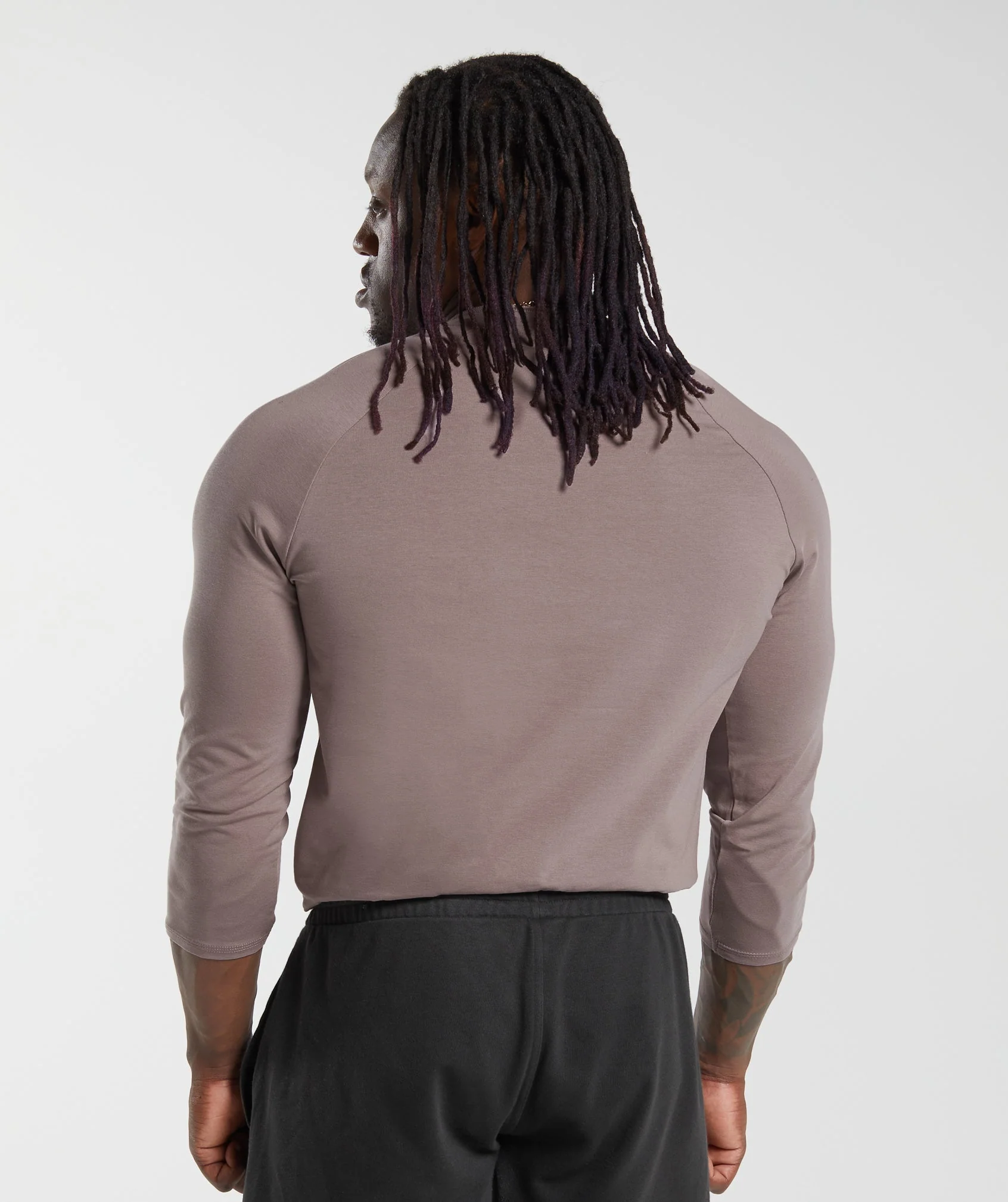 Gymshark Legacy Henley - Washed Mauve - Image 2