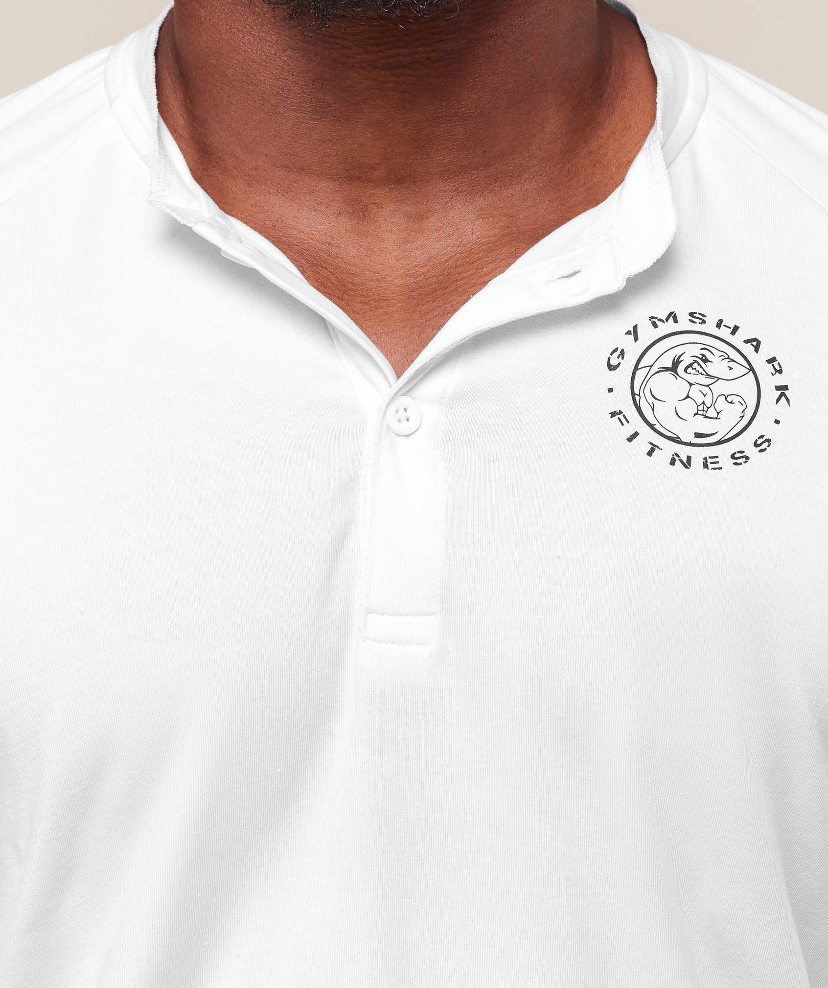 Gymshark Legacy Henley - White - Image 4