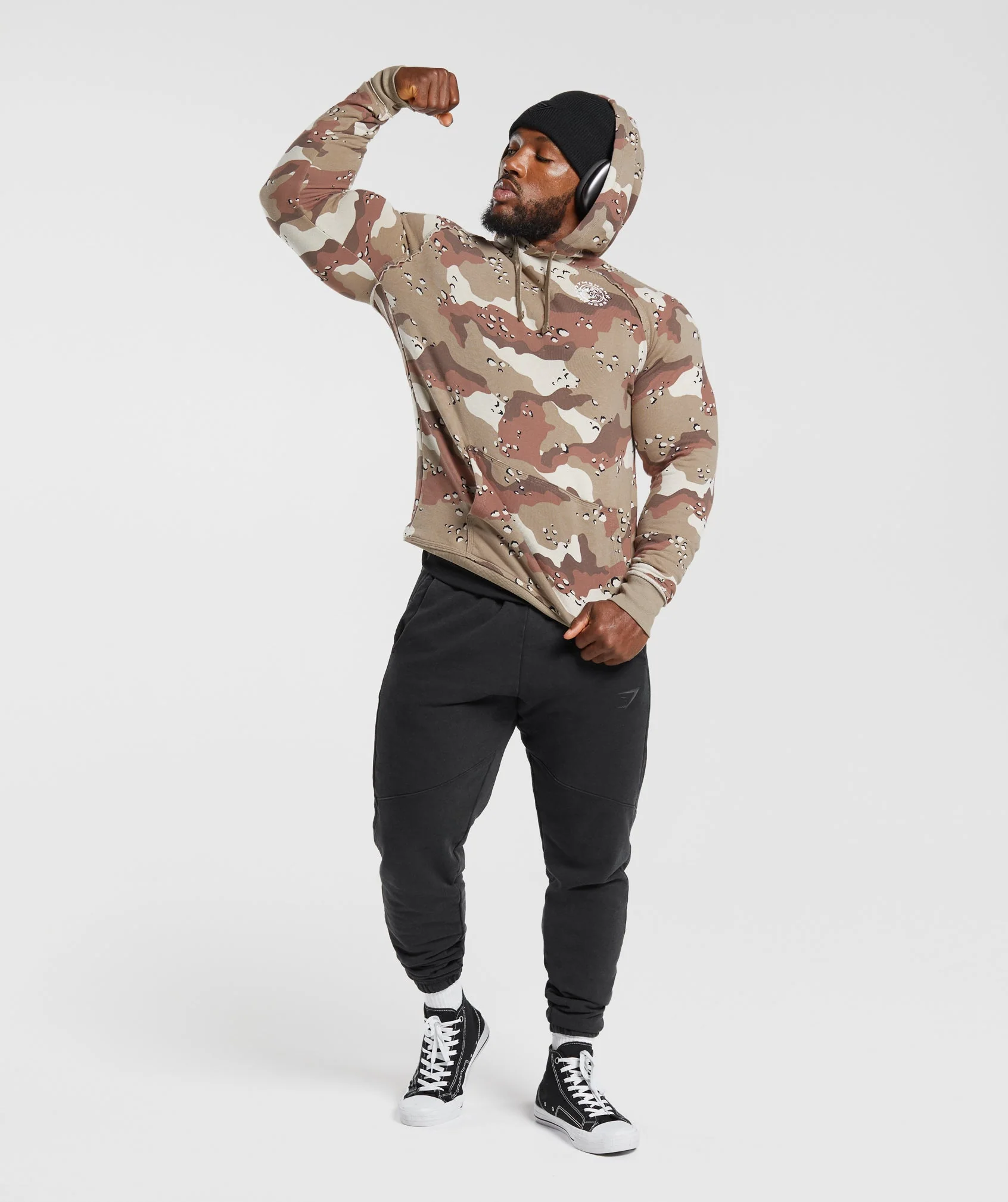 Gymshark Legacy Hoodie - Cement Brown - Image 4
