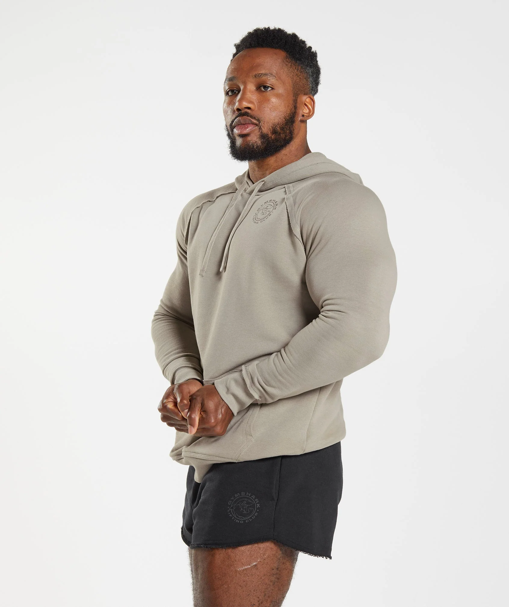 Gymshark Legacy Hoodie - Ecru Brown - Image 3
