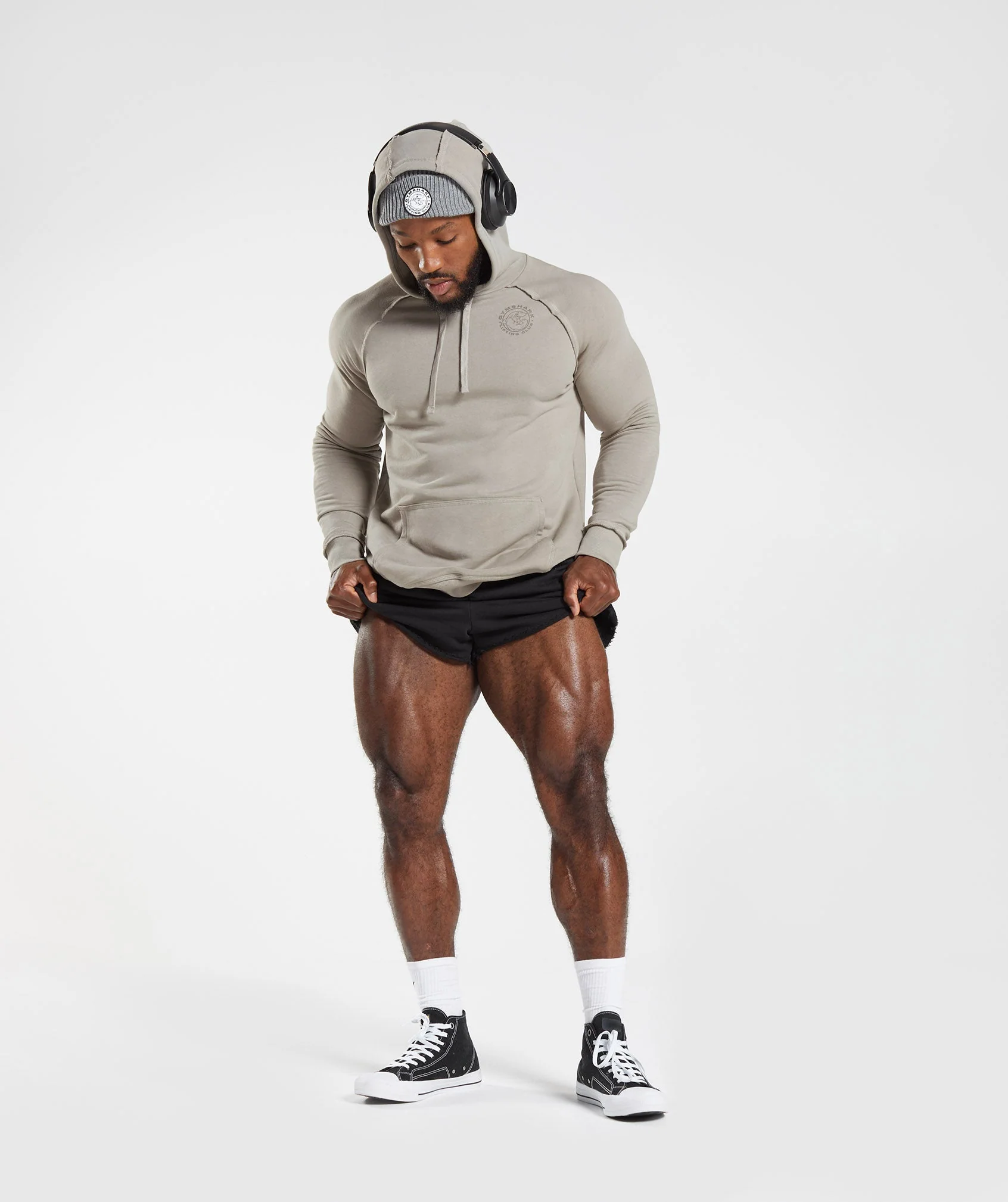 Gymshark Legacy Hoodie - Ecru Brown - Image 4