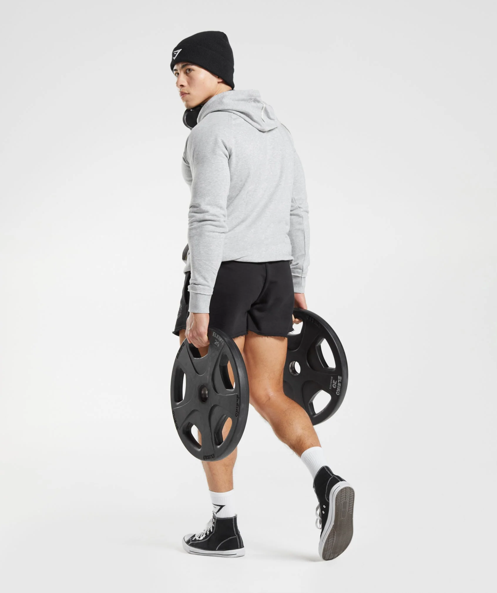 Gymshark Legacy Hoodie - Light Grey Marl - Image 4