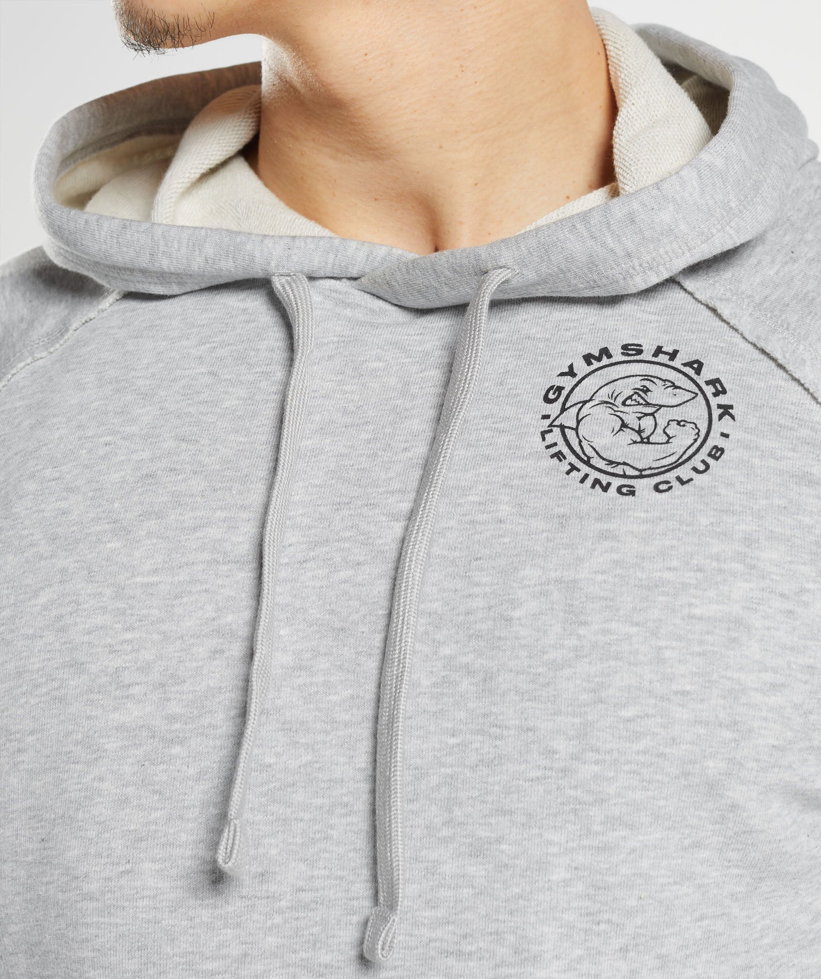 Gymshark Legacy Hoodie - Light Grey Marl - Image 7