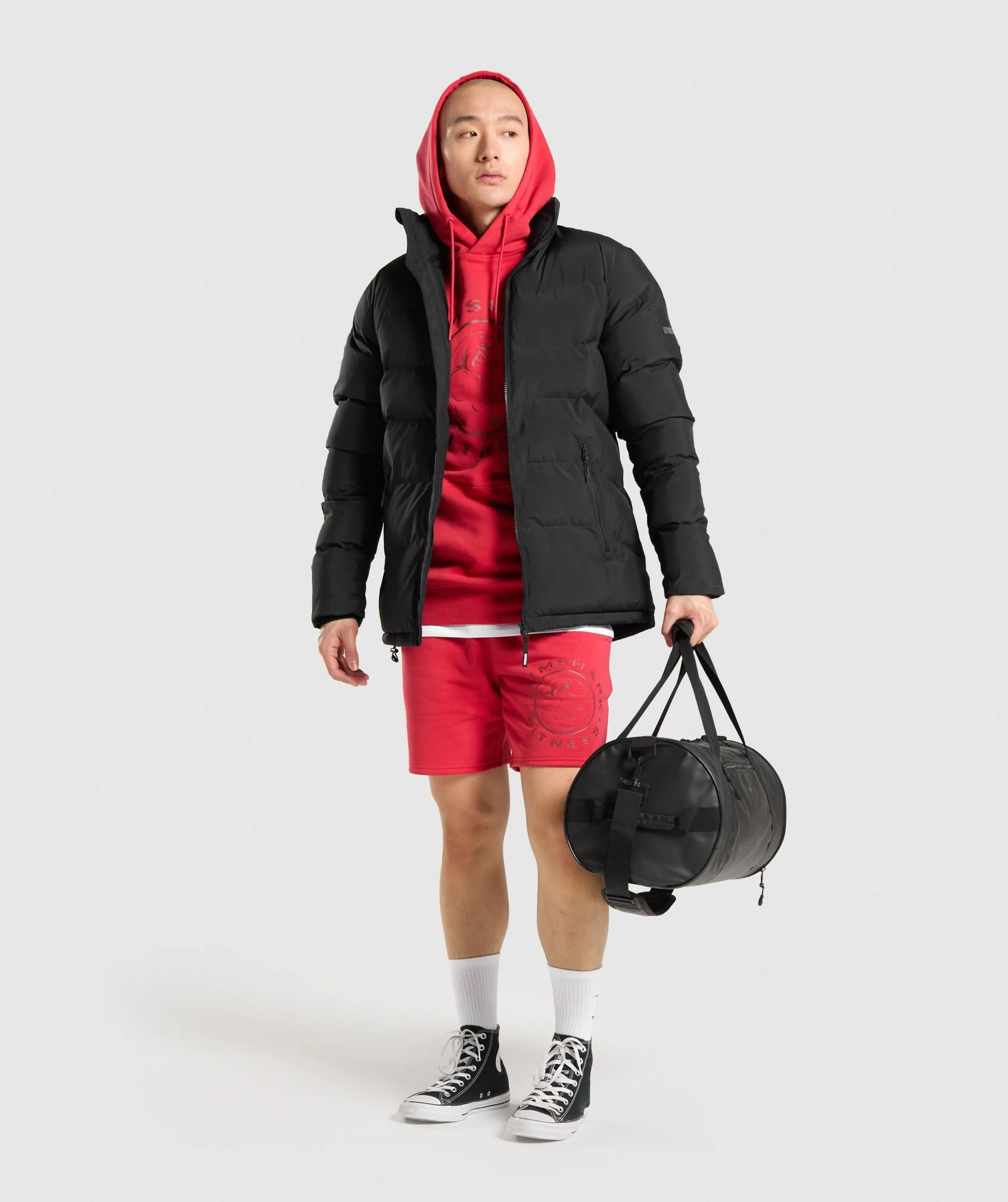Gymshark Legacy Hoodie - Red - Image 4