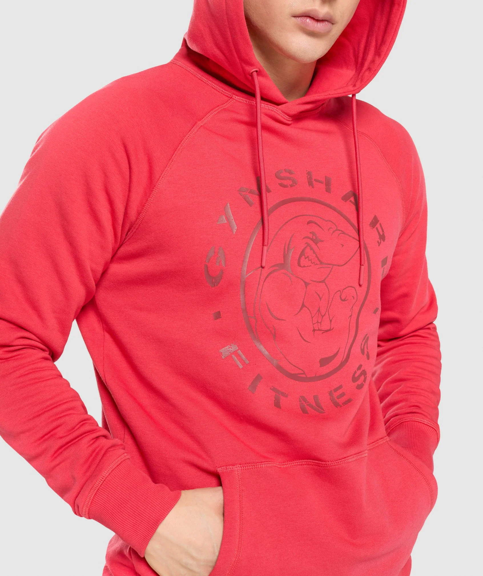 Gymshark Legacy Hoodie - Red - Image 5