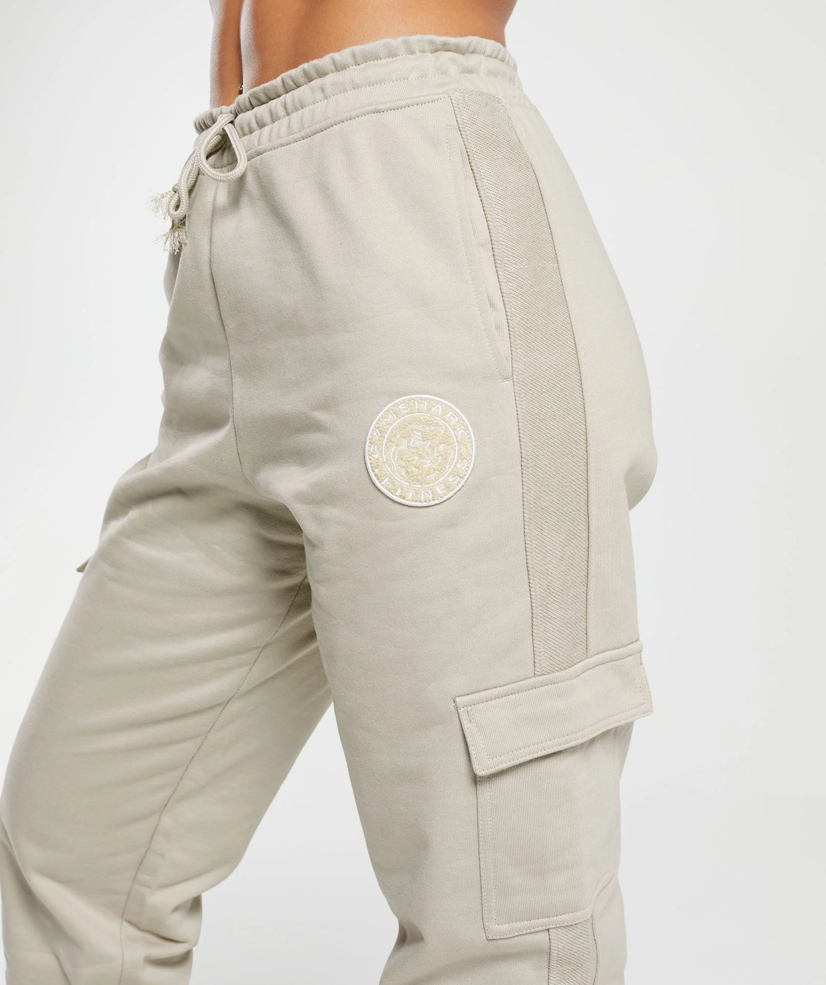 Gymshark Legacy Joggers - Washed Stone Brown - Image 5