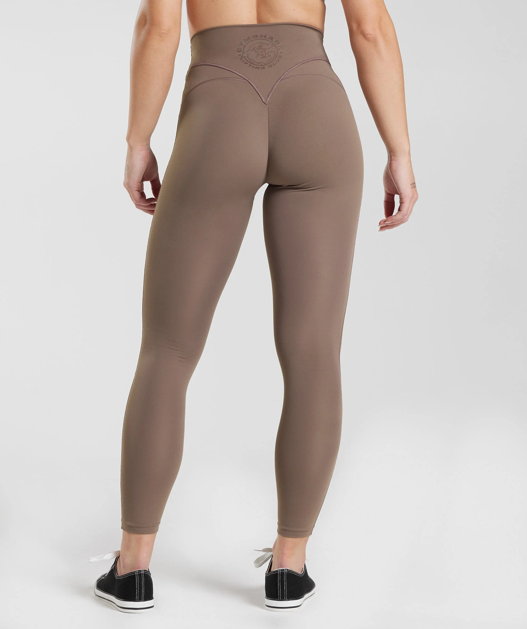 Gymshark Legacy Leggings - Truffle Brown - Image 2