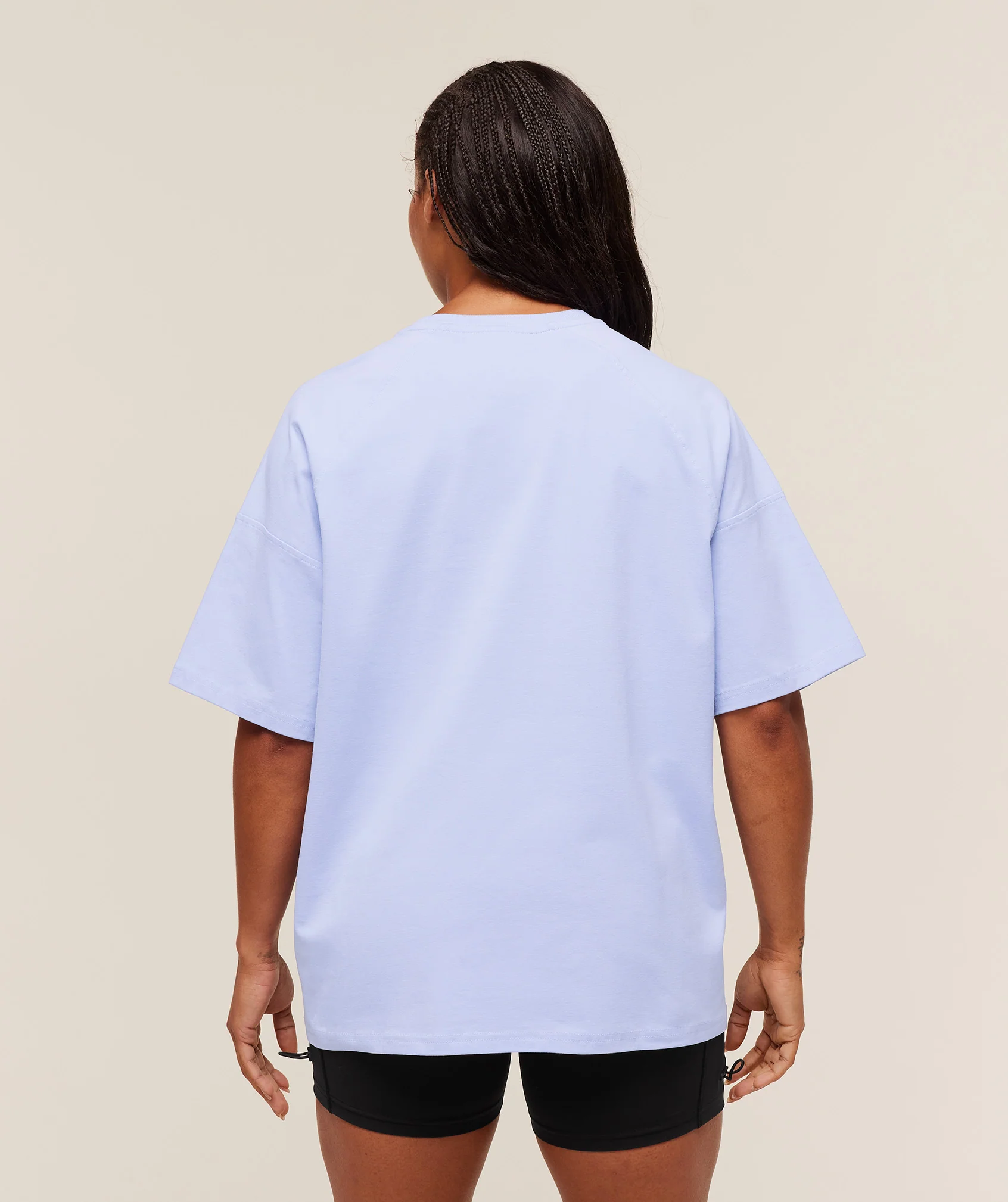 Gymshark Legacy Logo Oversized T-Shirt - Peri Blue - Image 2