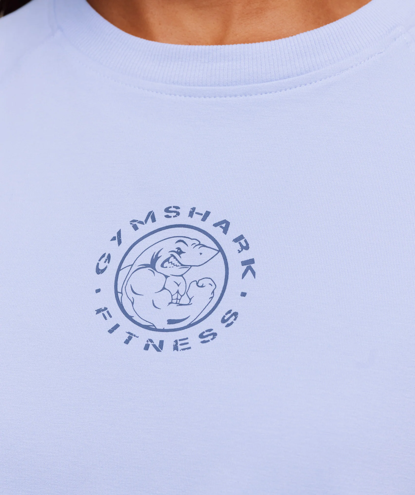 Gymshark Legacy Logo Oversized T-Shirt - Peri Blue - Image 5