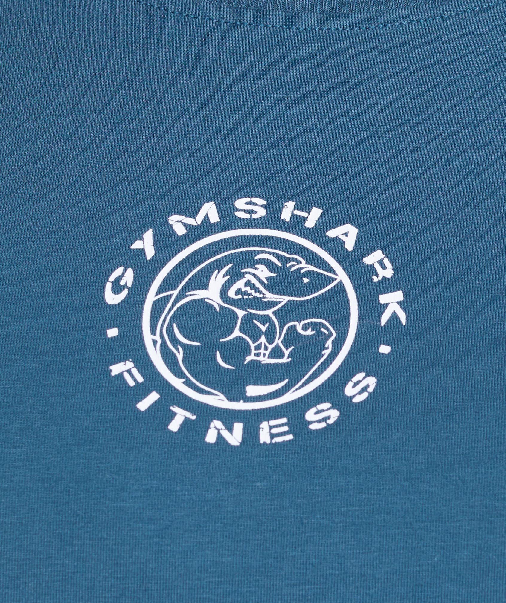 Gymshark Legacy Logo Oversized T-Shirt - Success Blue - Image 5