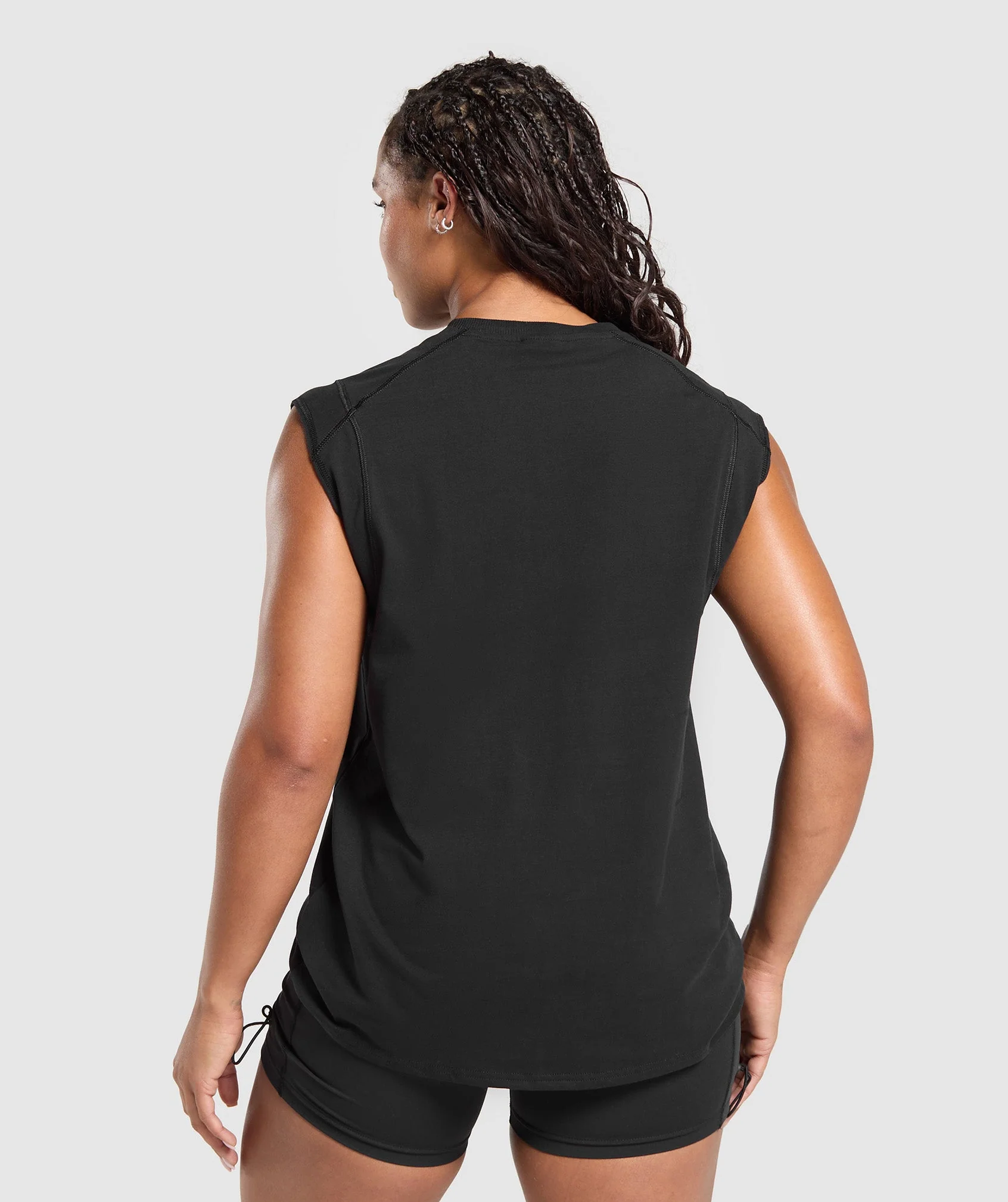 Gymshark Legacy Logo Tank - Black - Image 2