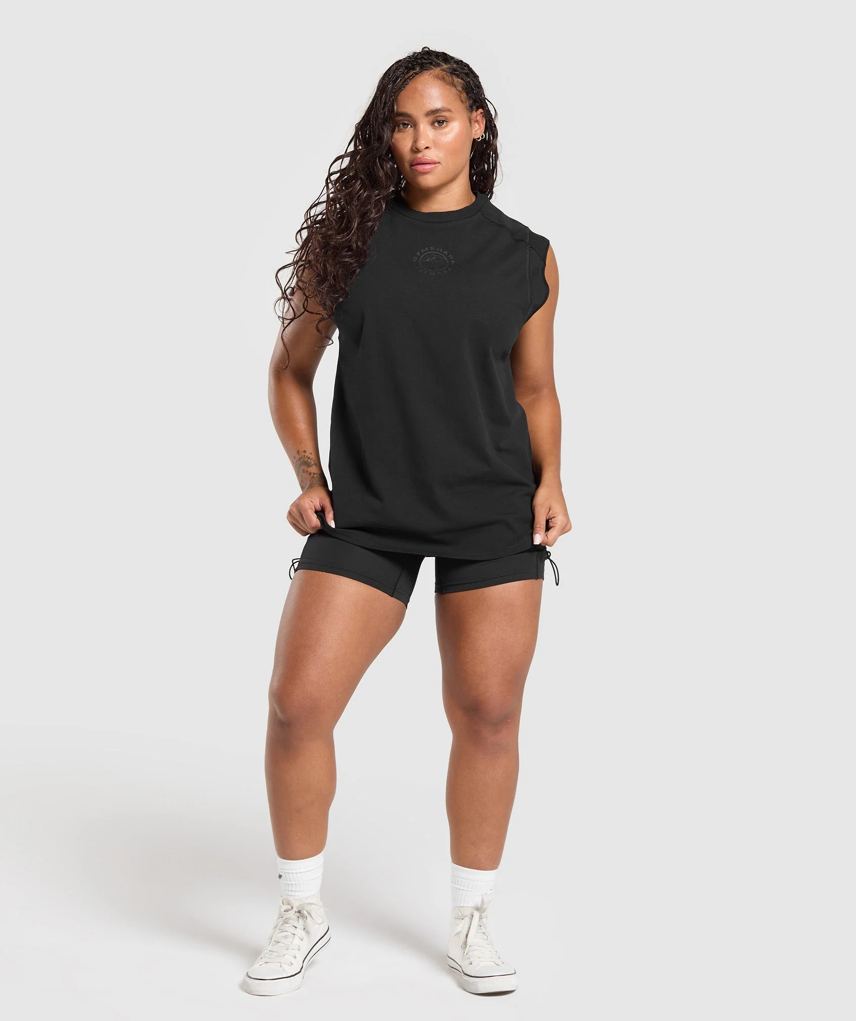 Gymshark Legacy Logo Tank - Black - Image 4