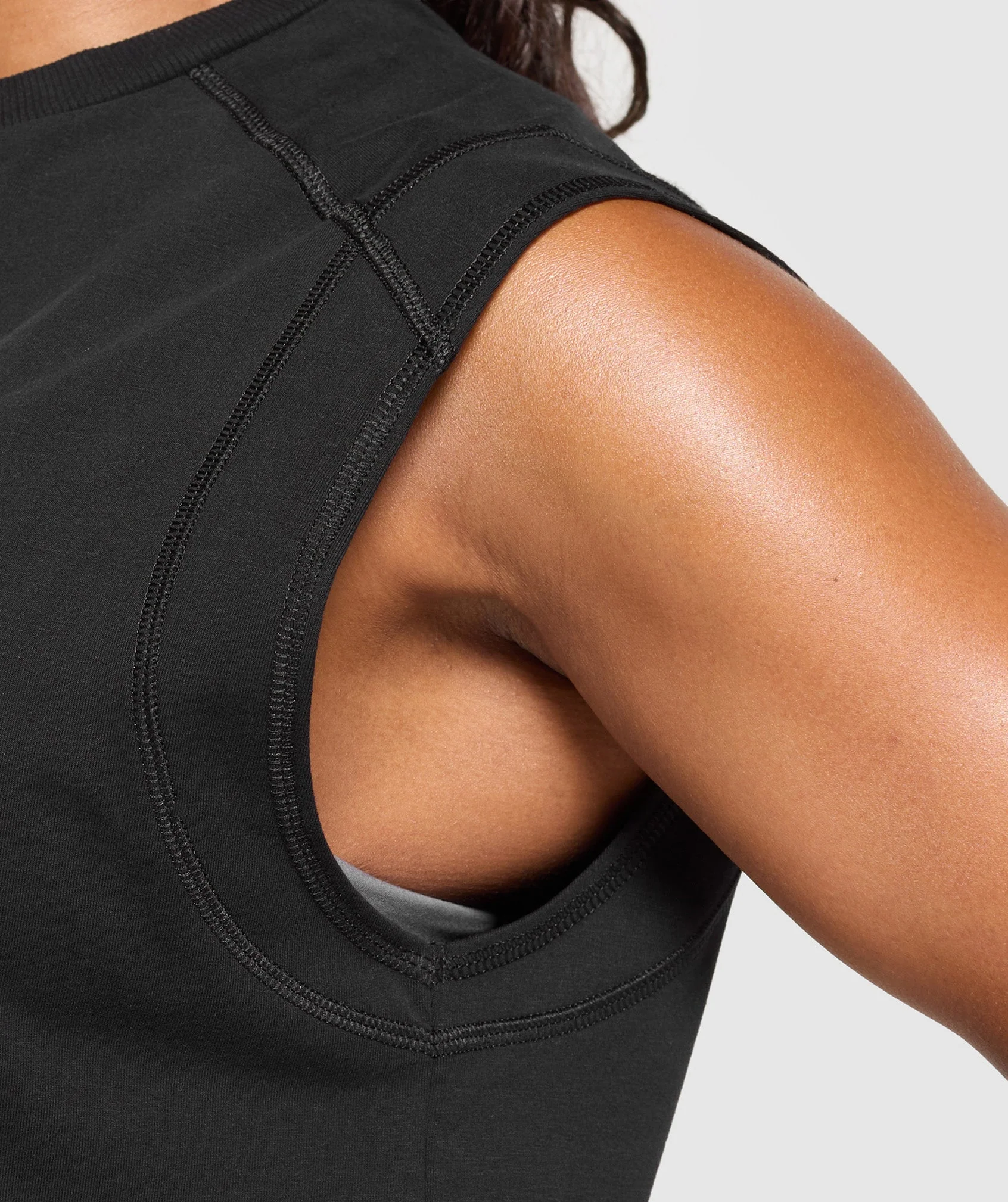 Gymshark Legacy Logo Tank - Black - Image 5