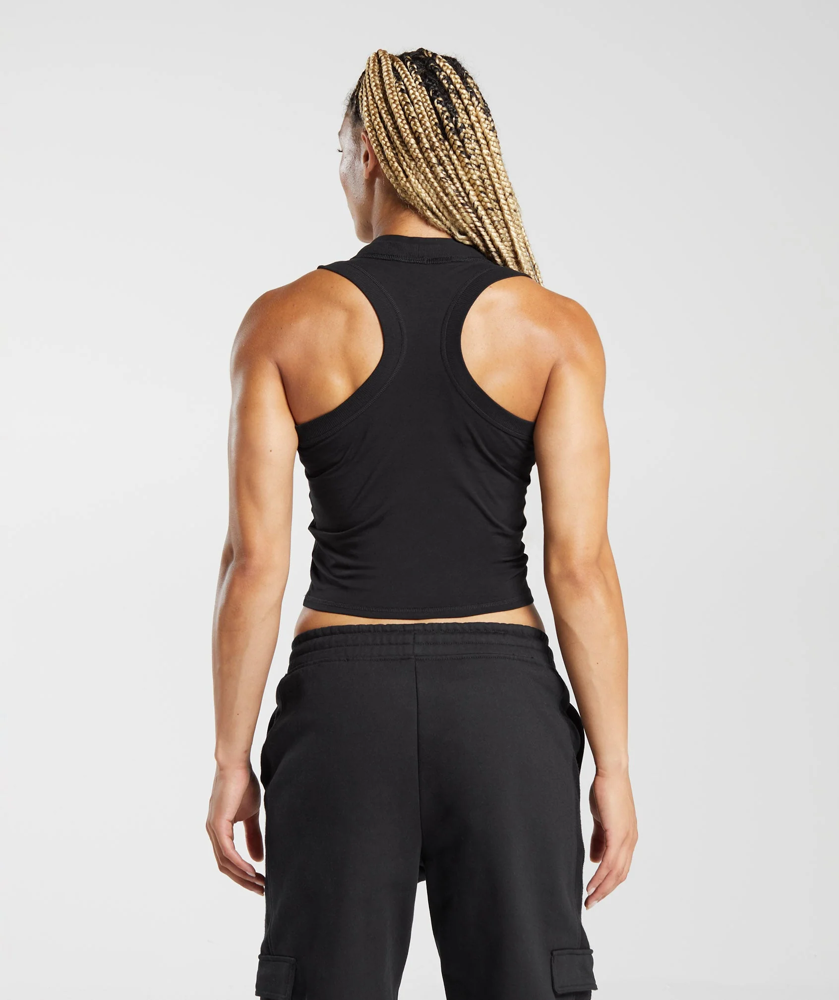 Gymshark Legacy Midi Tank - Black - Image 2