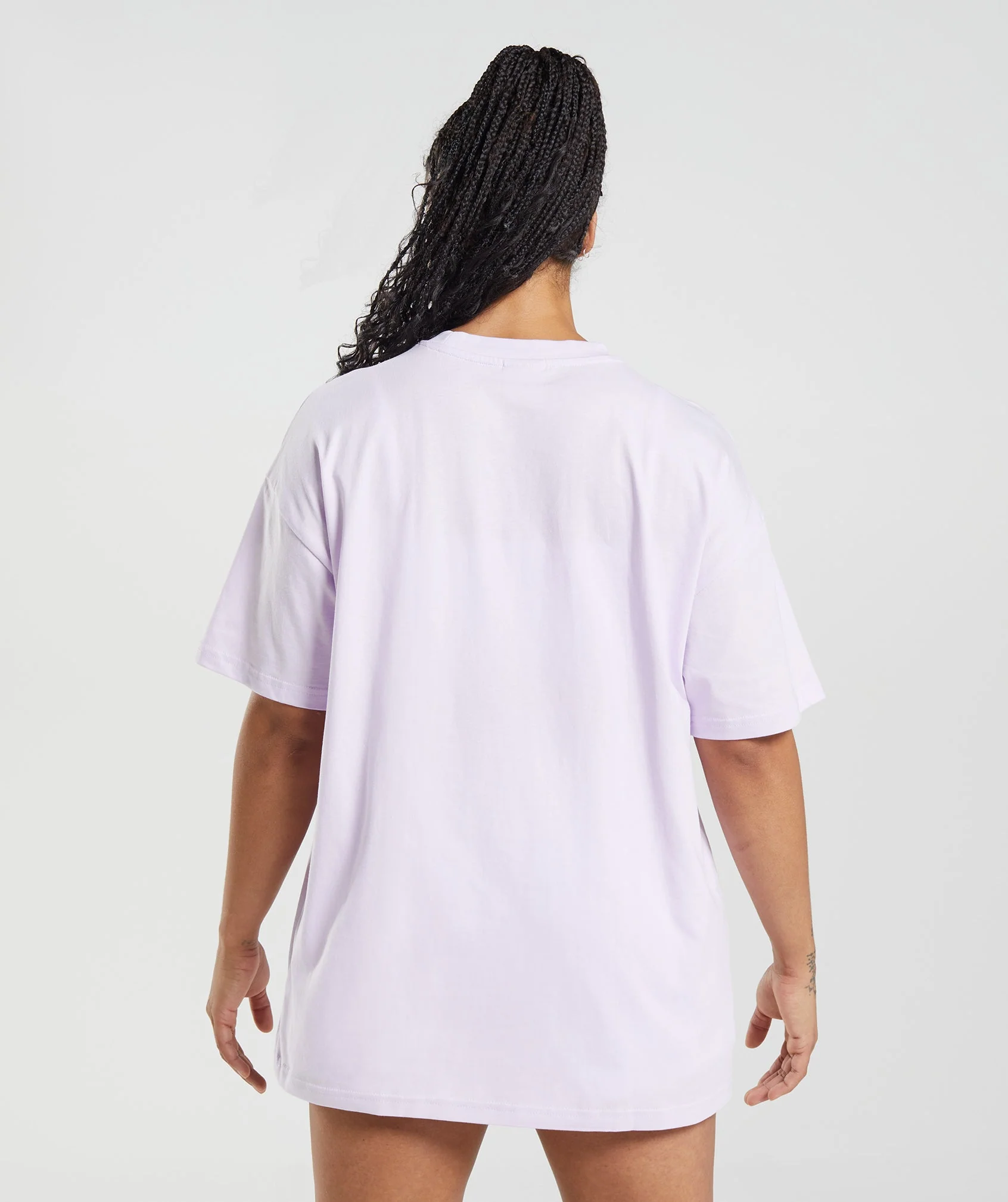 Gymshark Legacy Oversized T-Shirt - Faded Lilac - Image 2