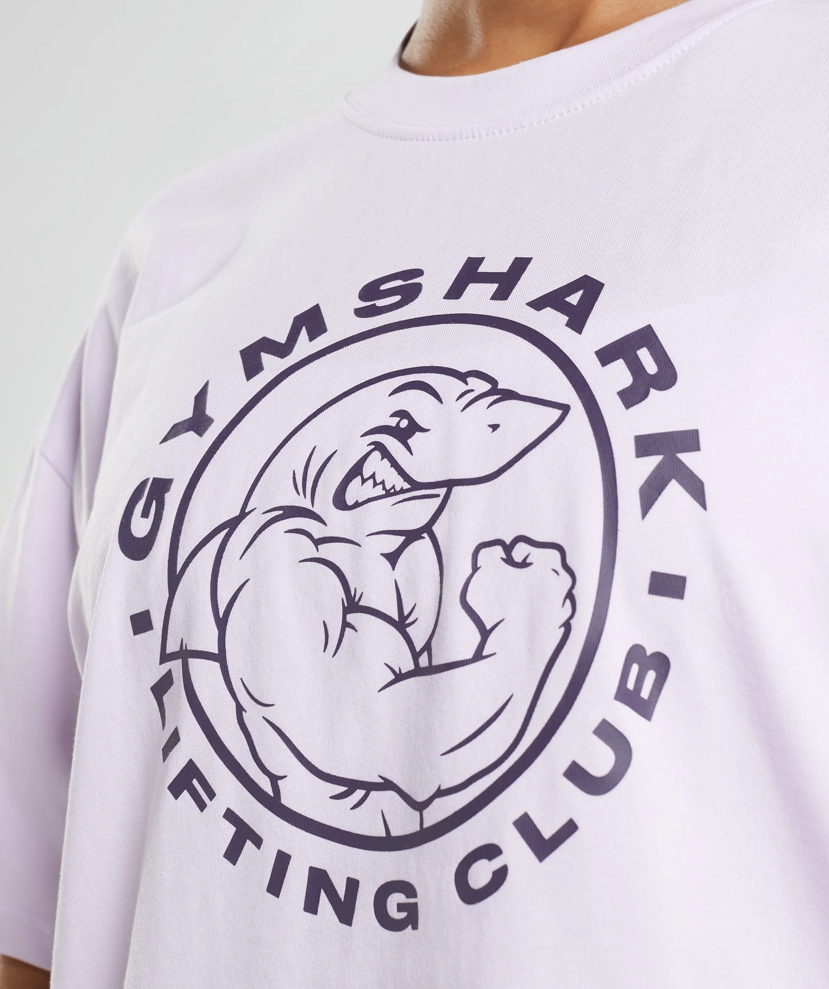 Gymshark Legacy Oversized T-Shirt - Faded Lilac - Image 3