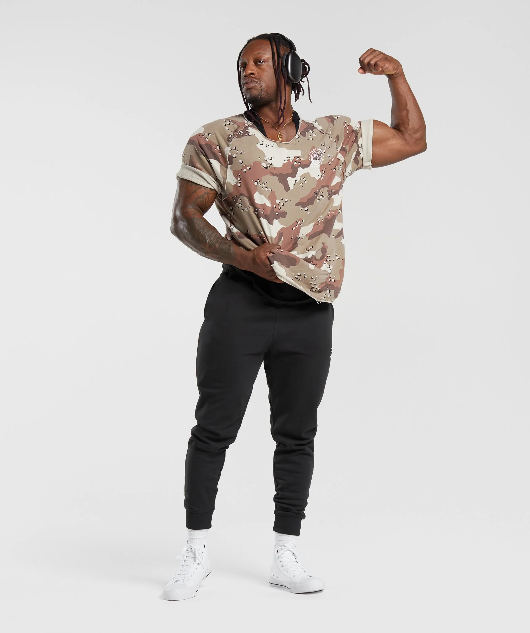 Gymshark Legacy Rag Top - Cement Brown - Image 4