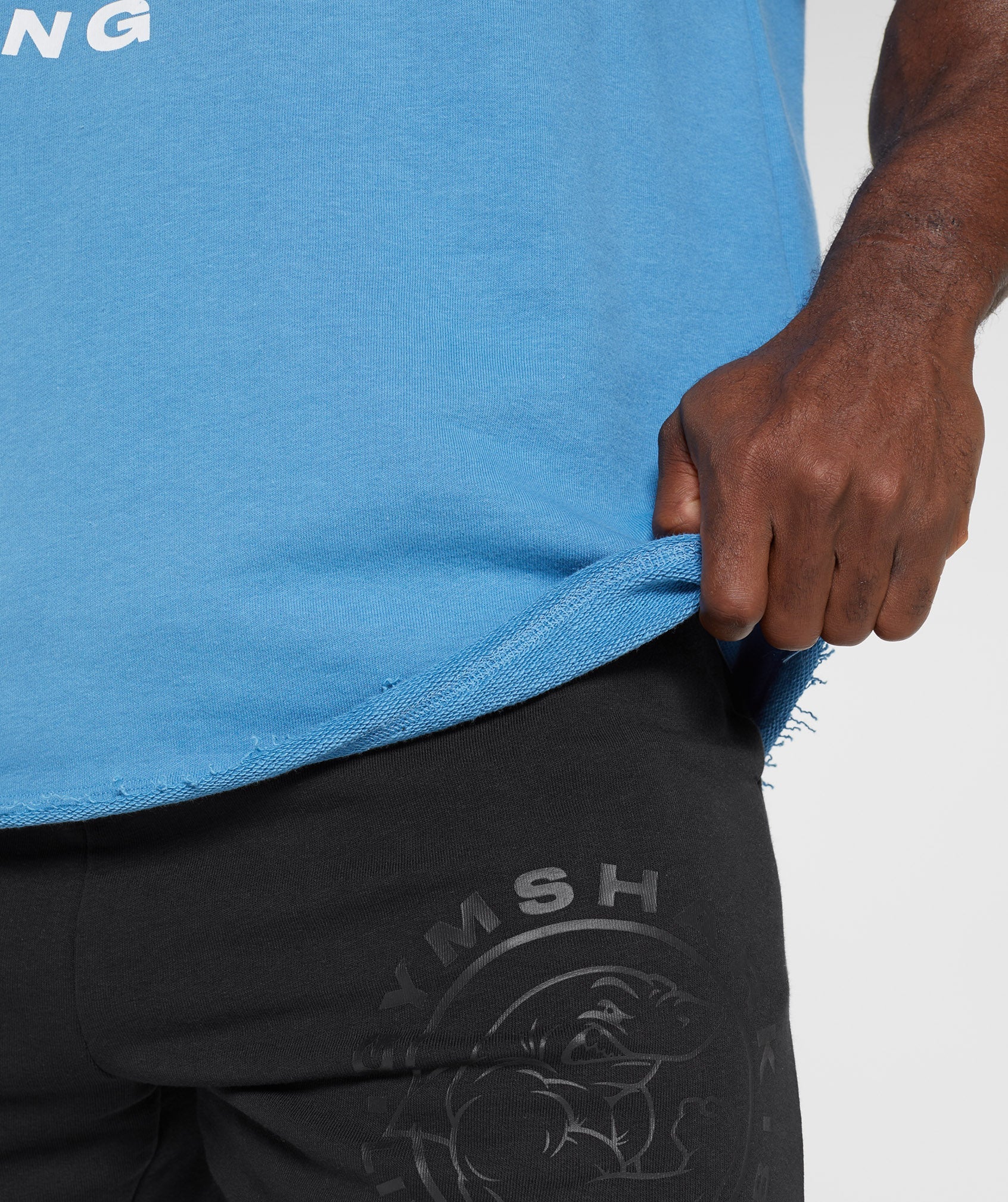 Gymshark Legacy Rag Top - Coastal Blue - Image 5
