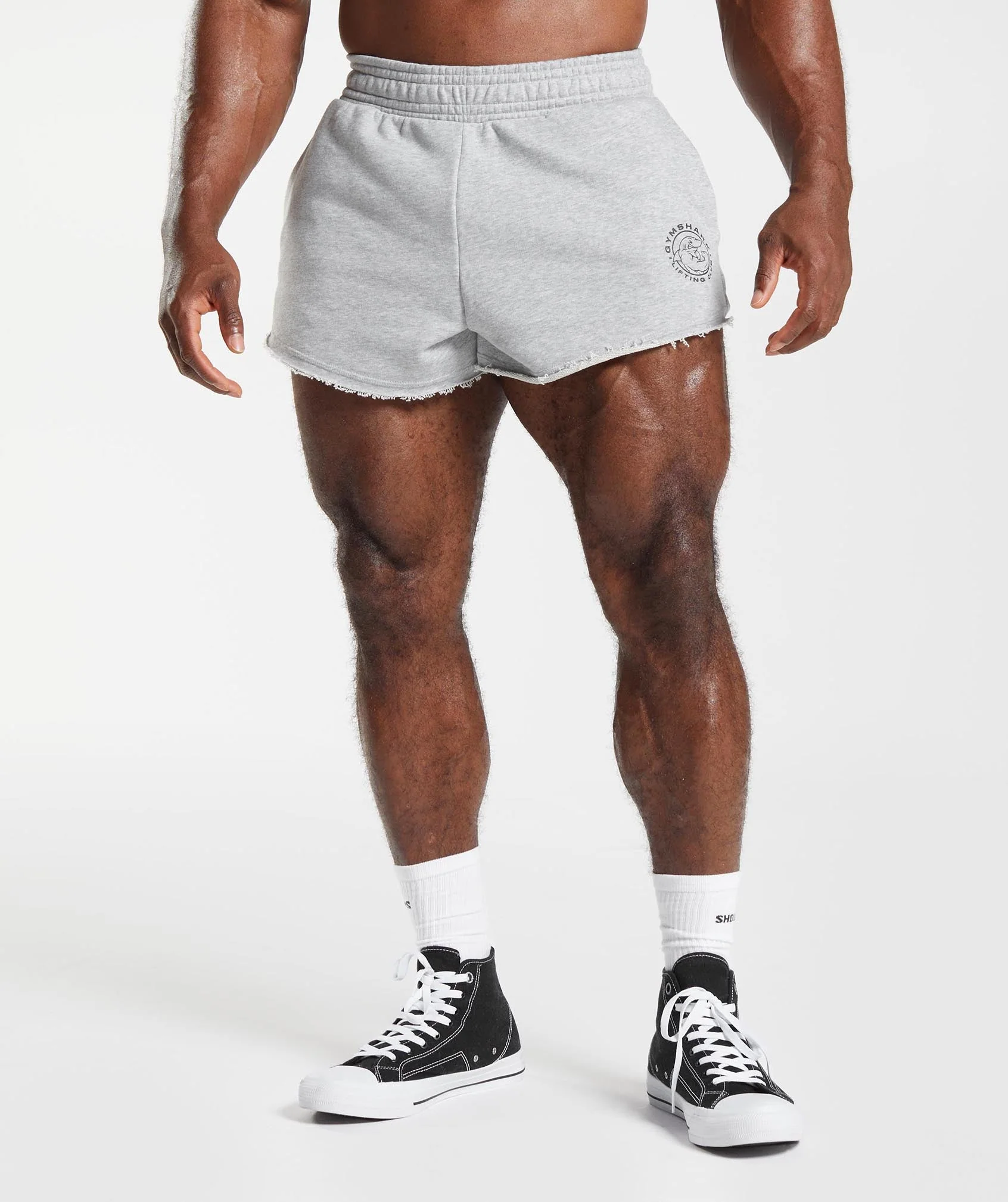 Gymshark Legacy Shorts - Light Grey Marl