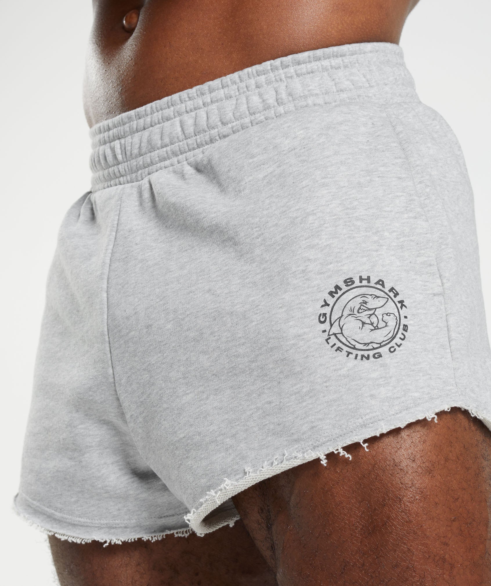 Gymshark Legacy Shorts - Light Grey Marl - Image 5