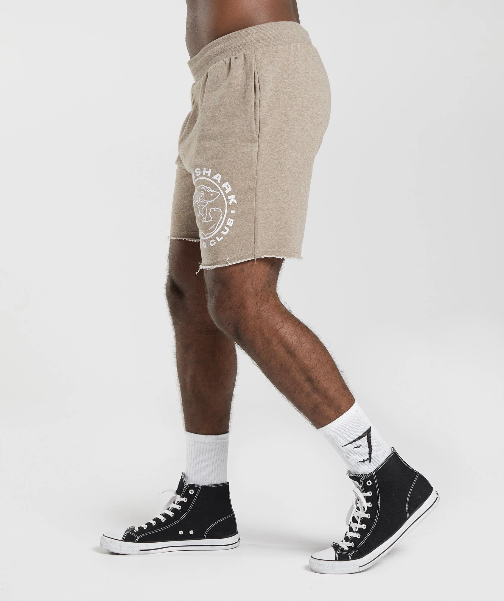 Gymshark Legacy Shorts - Limestone Marl - Image 3