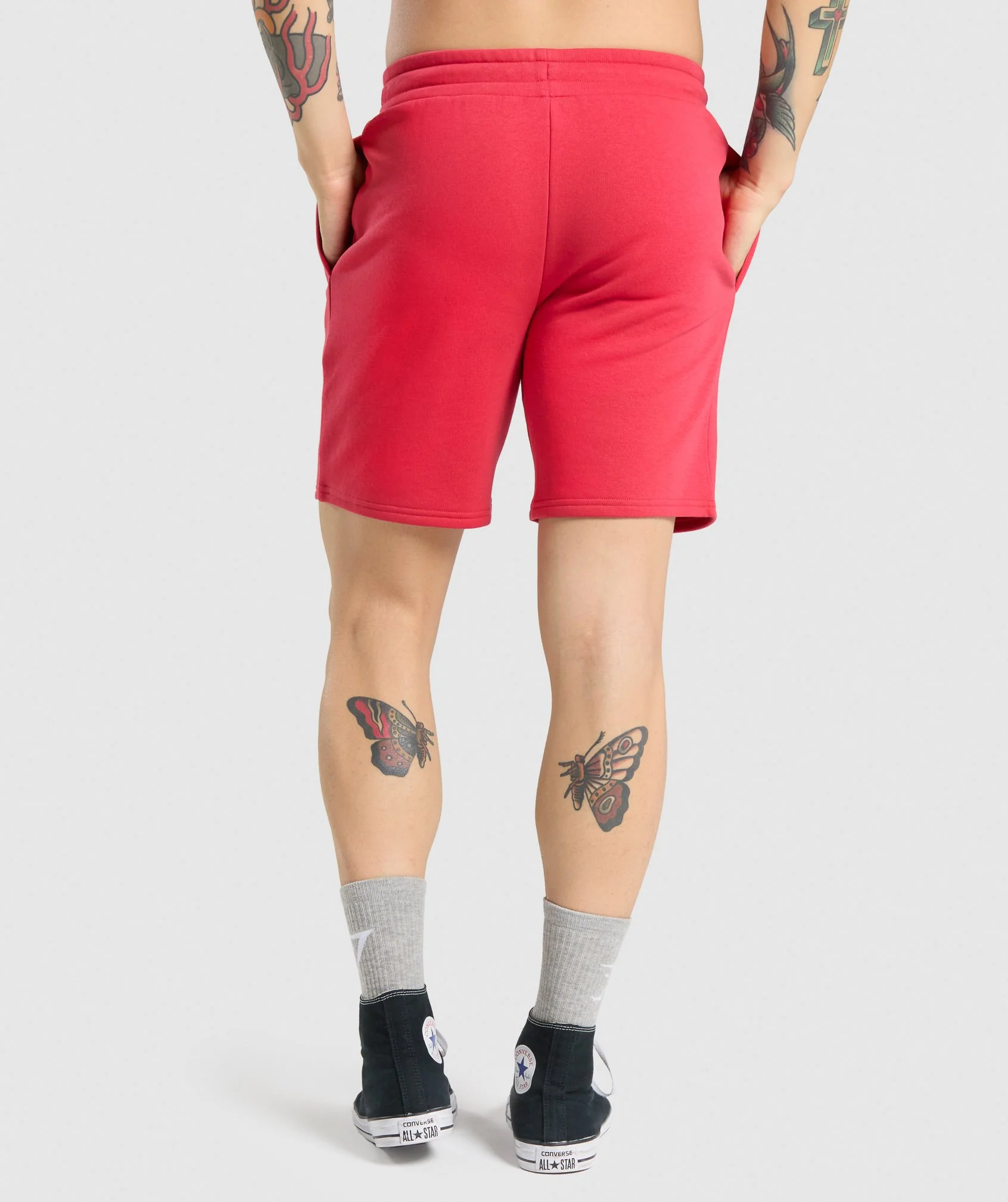 Gymshark Legacy Shorts - Red - Image 2