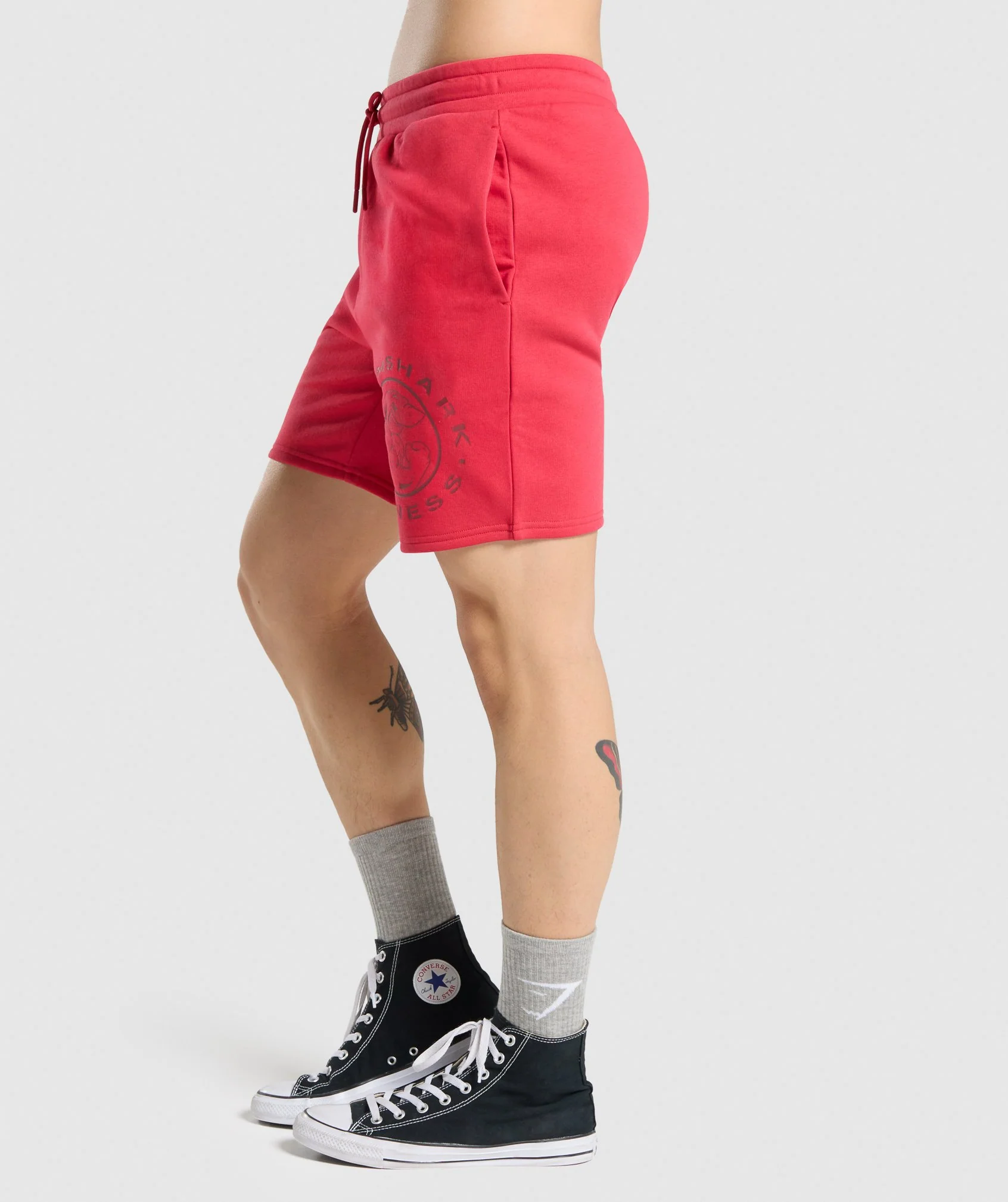 Gymshark Legacy Shorts - Red - Image 3