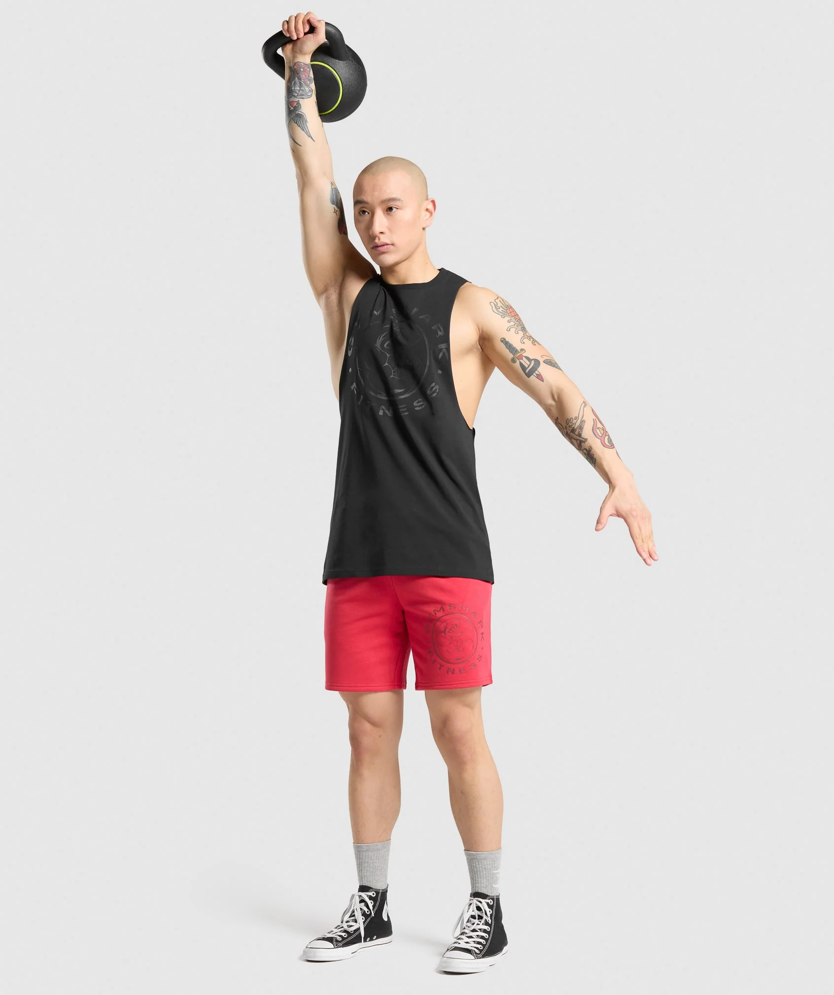 Gymshark Legacy Shorts - Red - Image 4