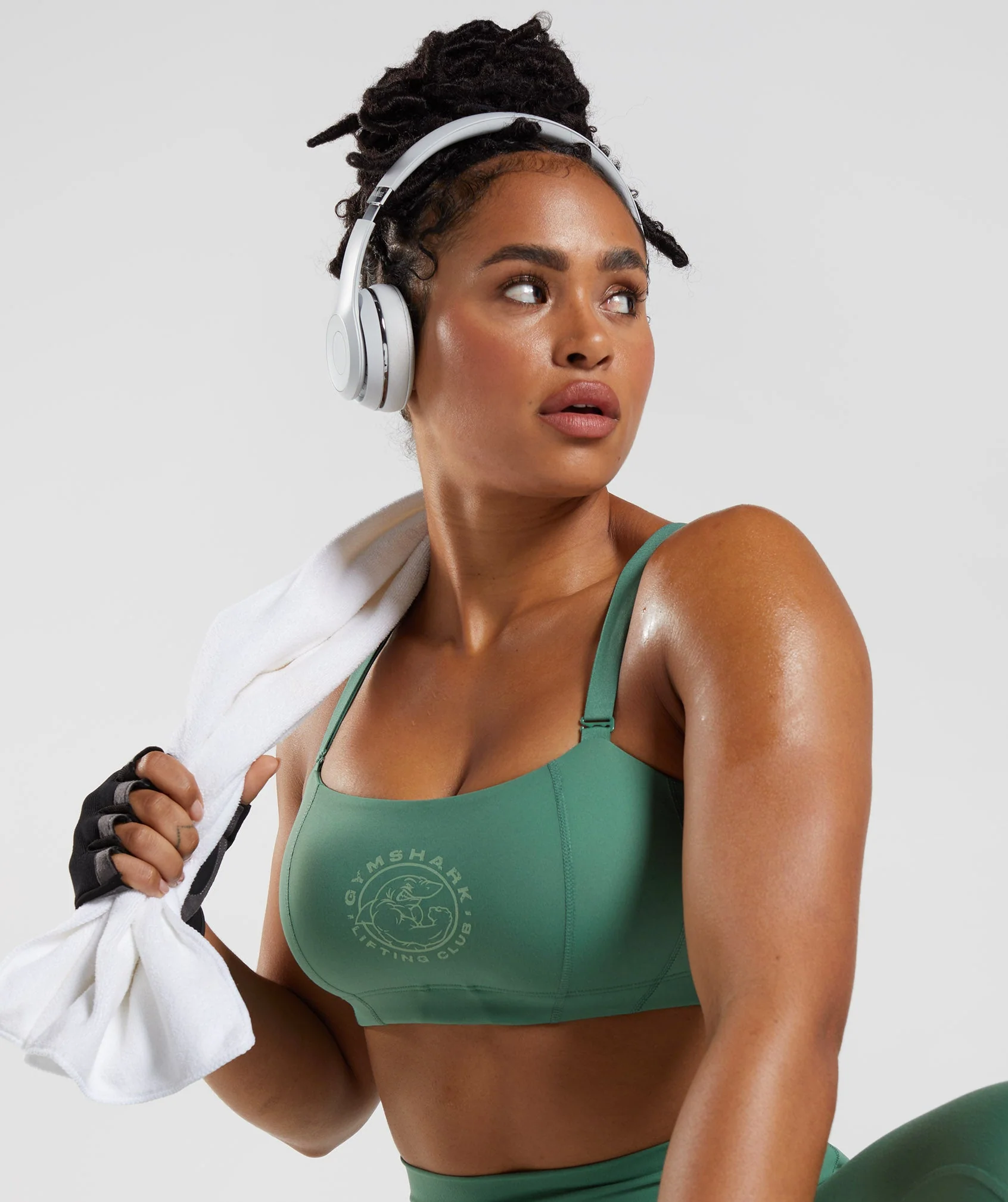Gymshark Legacy Sports Bra - Hoya Green - Image 3