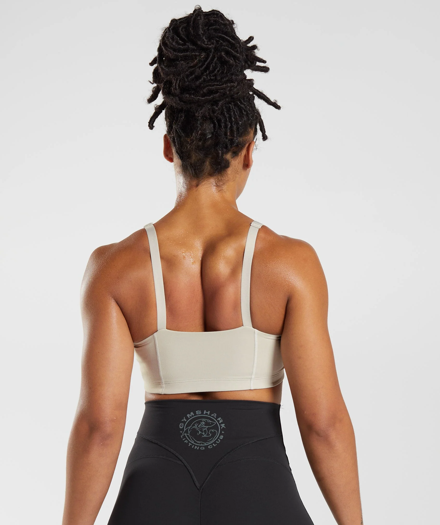Gymshark Legacy Sports Bra - Pebble Grey - Image 2