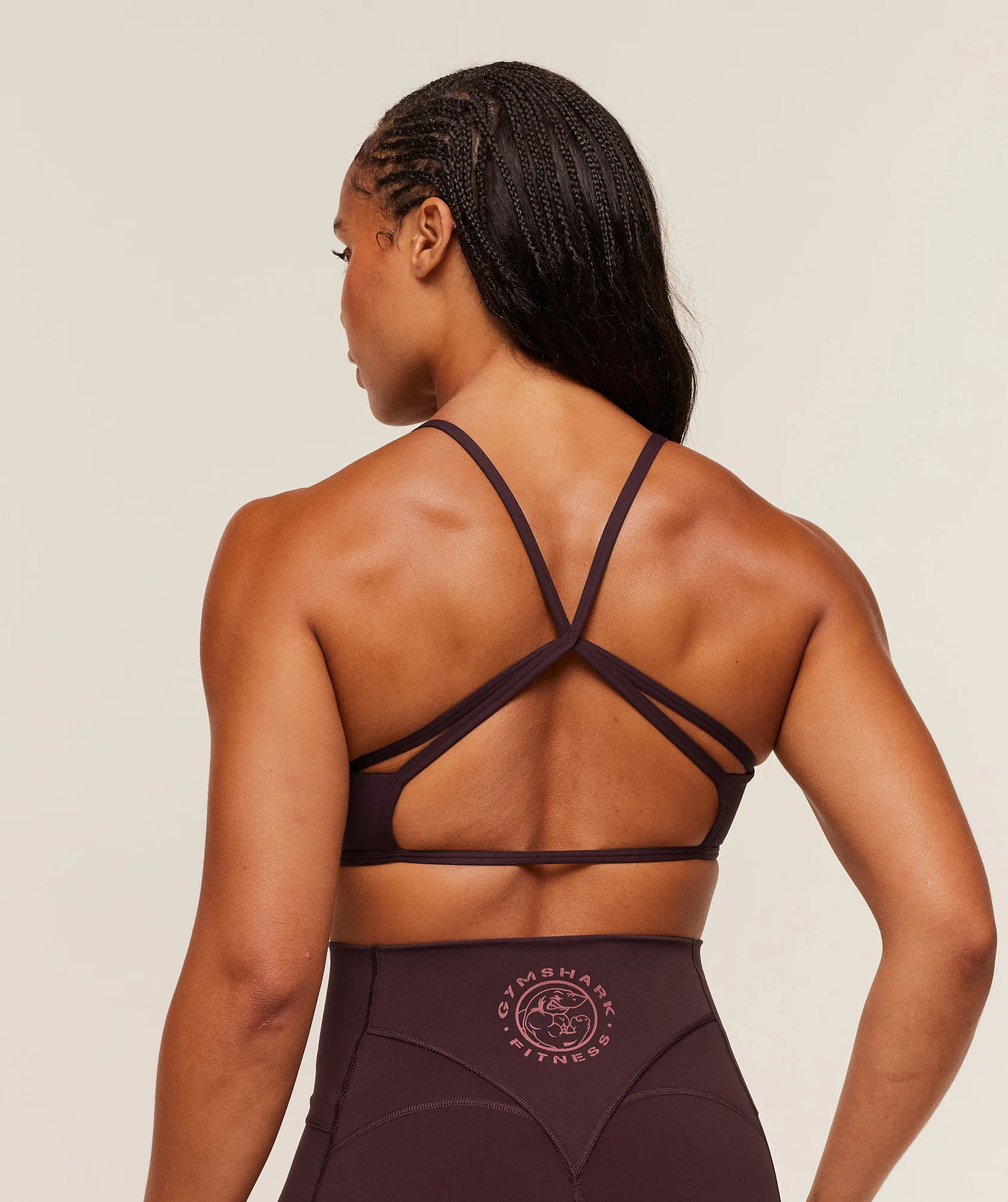 Gymshark Legacy Sports Bra - Cherry Purple - Image 2