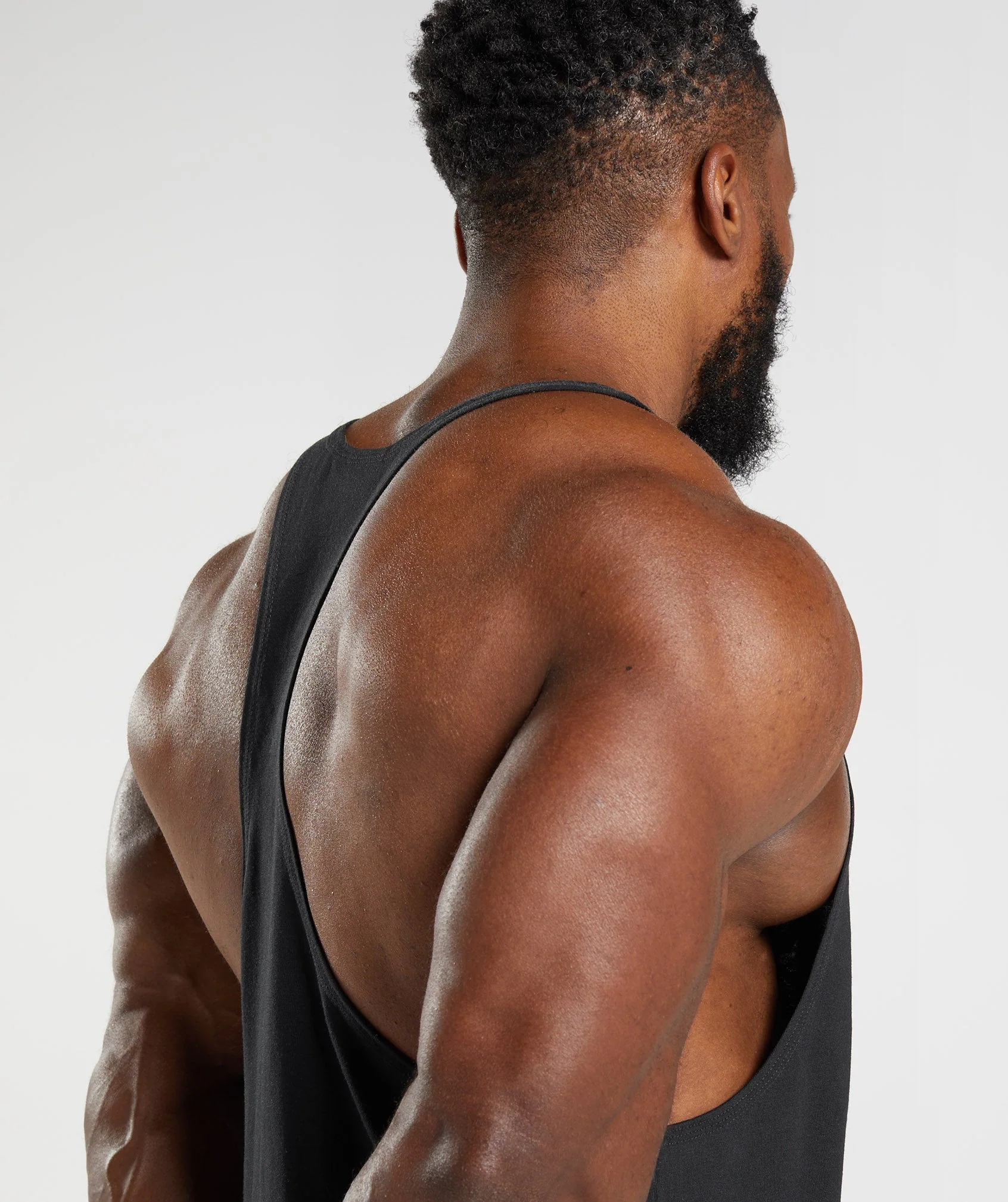 Gymshark Legacy Stringer - Black - Image 5