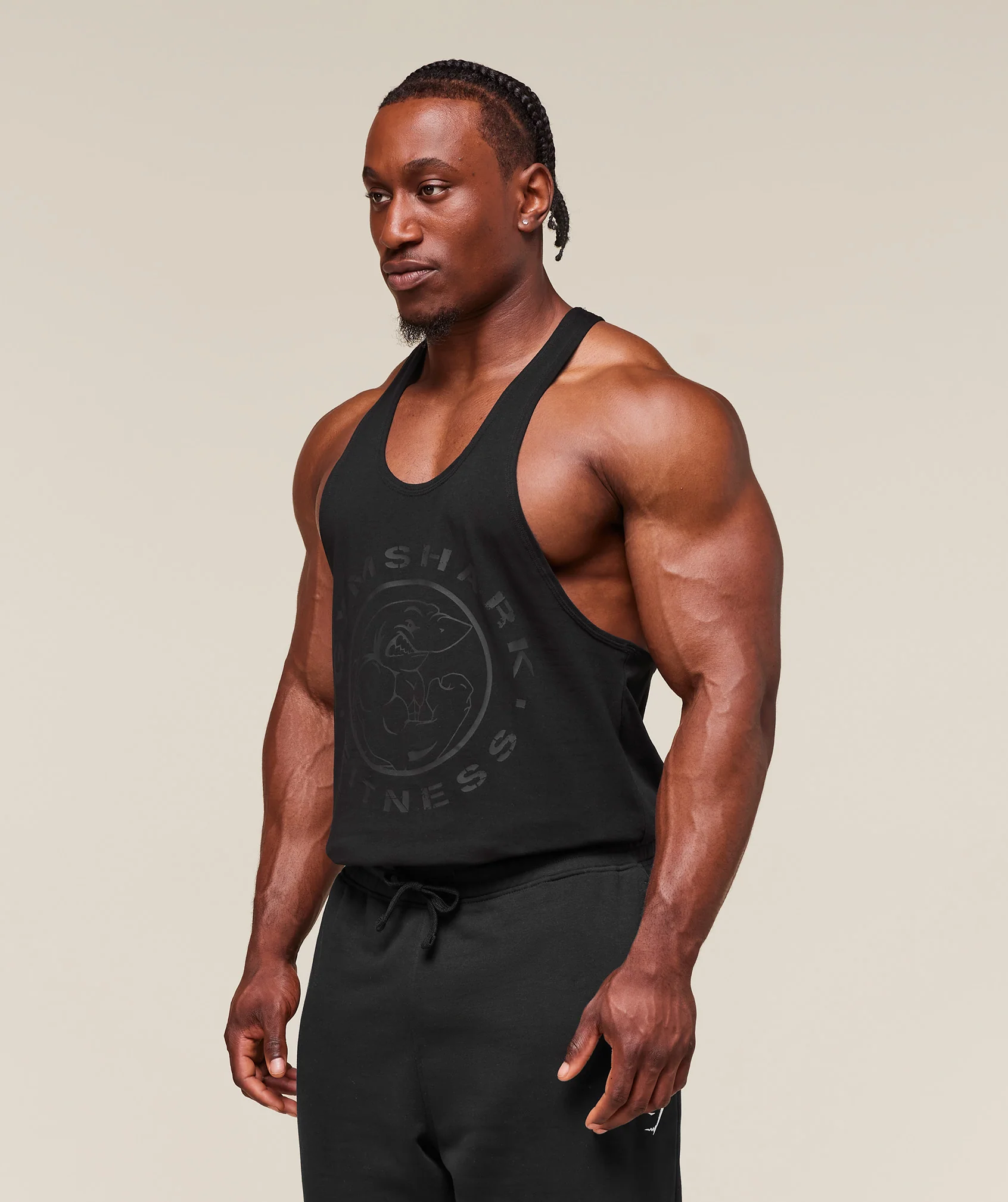 Gymshark Legacy Stringer - Black - Image 3
