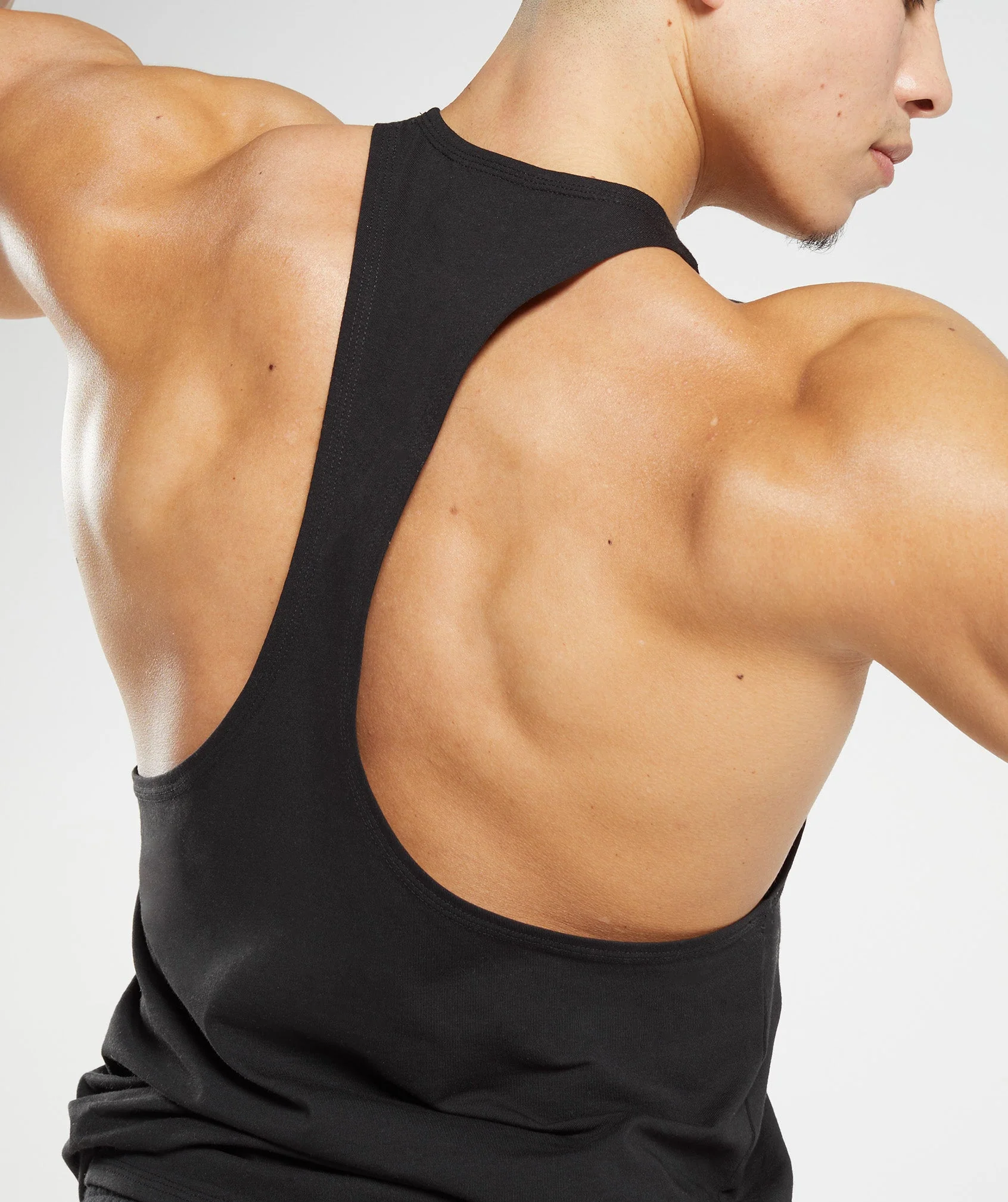 Gymshark Legacy Stringer - Black - Image 7