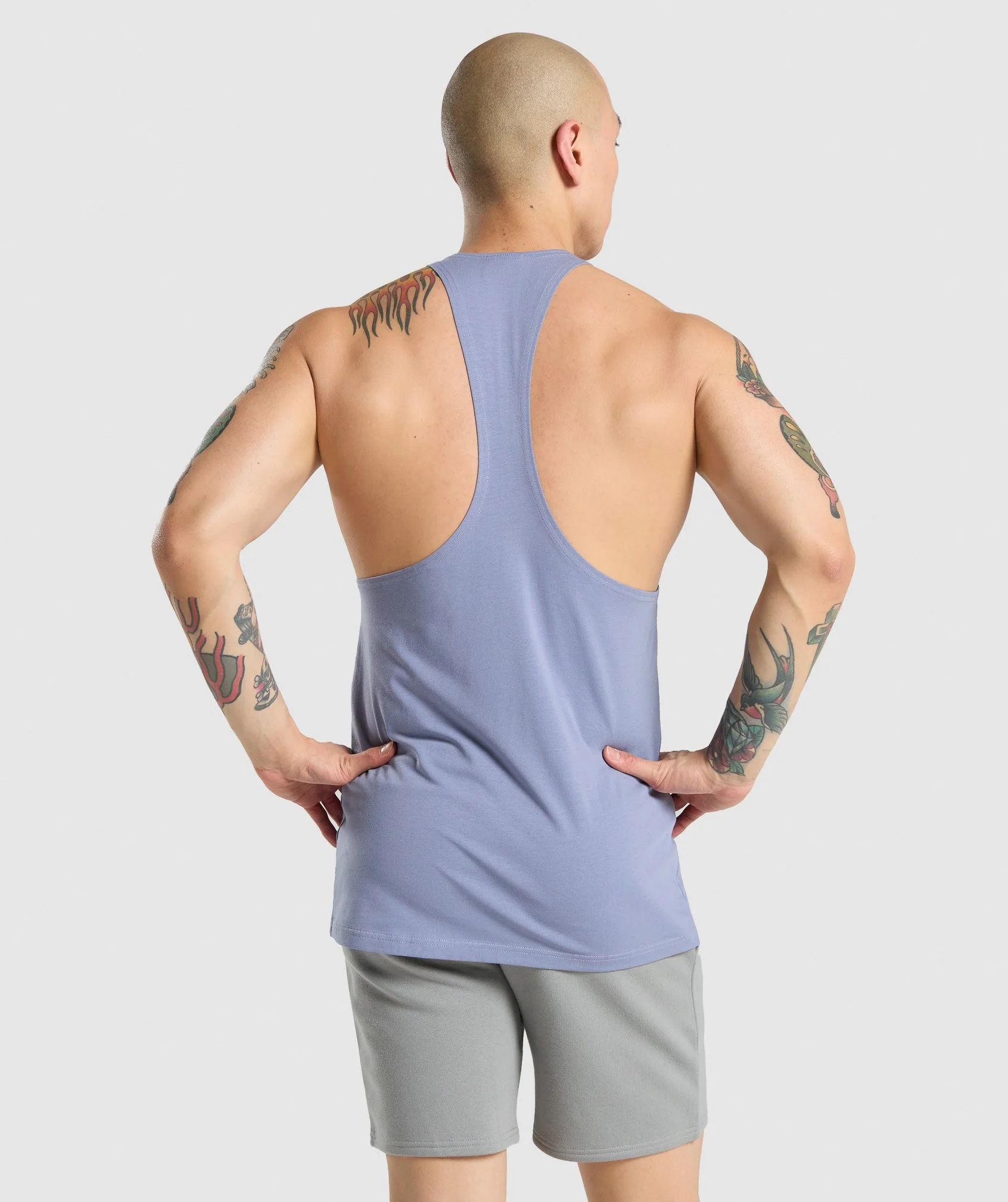 Gymshark Legacy Stringer -  Light Blue - Image 2